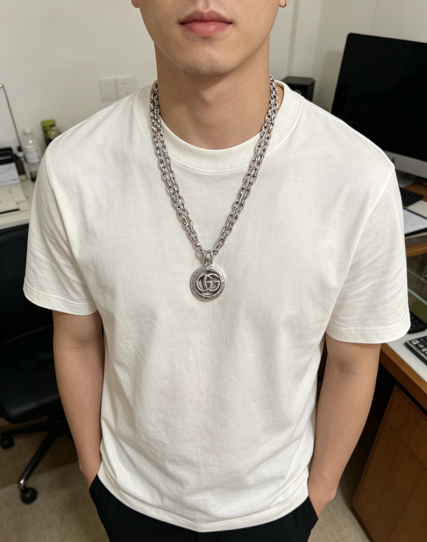 구찌(GUCCI) 빈티지 체인 목걸이 악세사리
