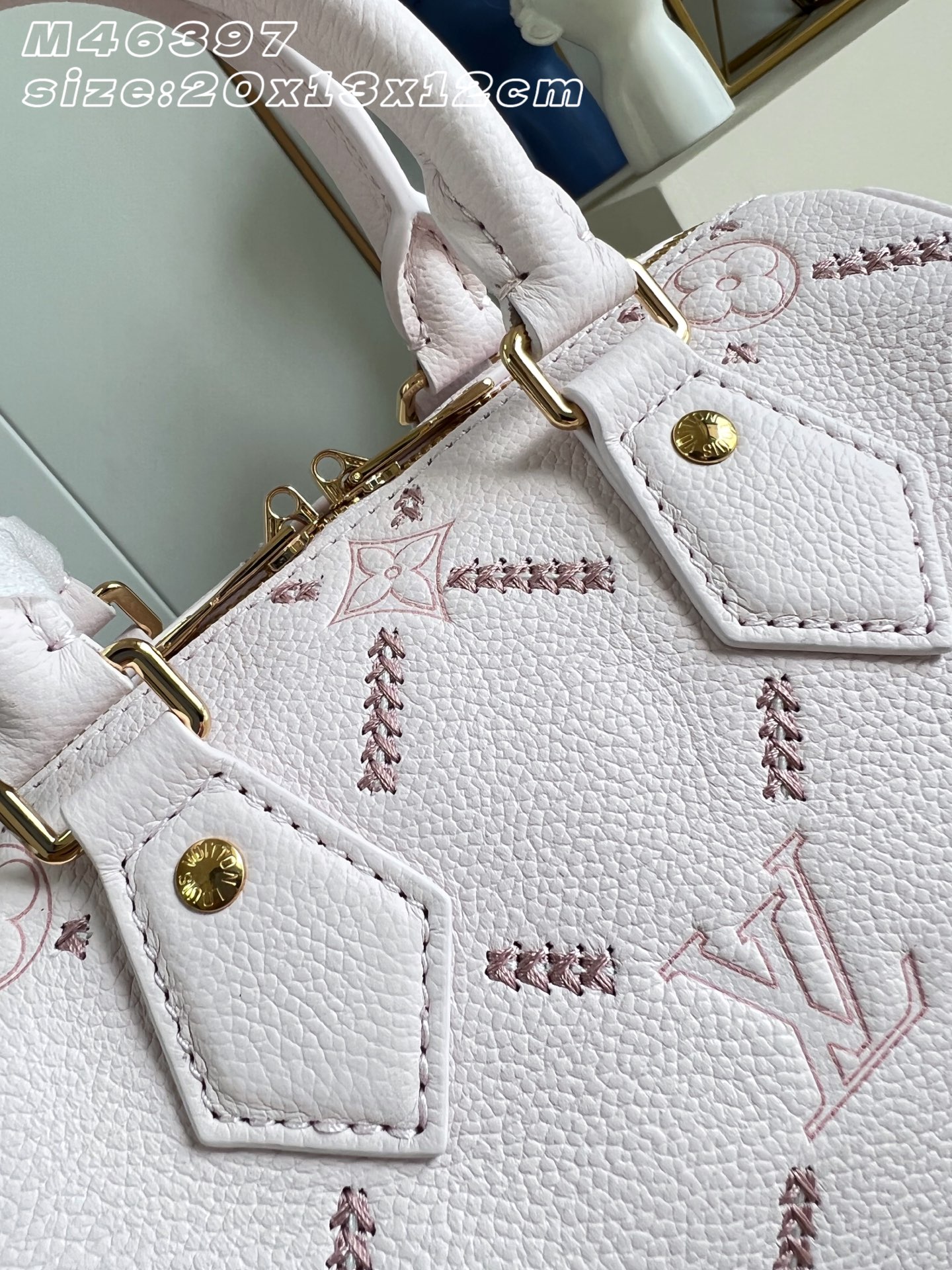 [Louis Vuitton] LV 루이비통 스피디 반둘리에 20 앙프레인트 토트백 가방