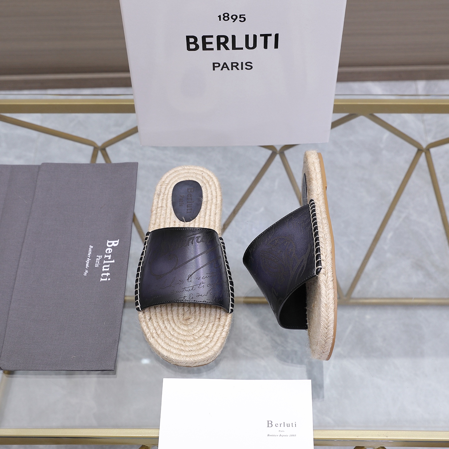 Berluti 벨루티 에지(Edge) Alessandro 알레산드로 슬리퍼 신발