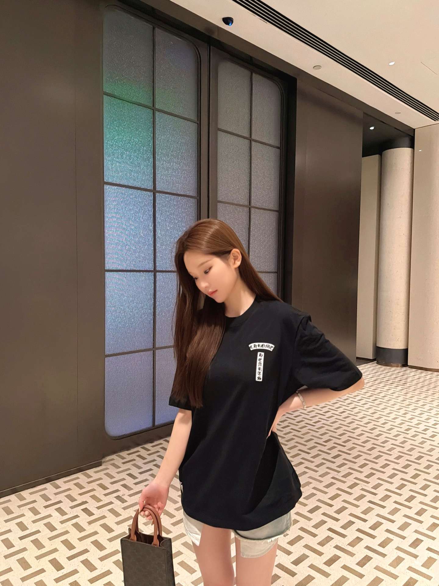 크롬하츠(CHROME HEARTS) 로고 반팔 티셔츠 상의 의류