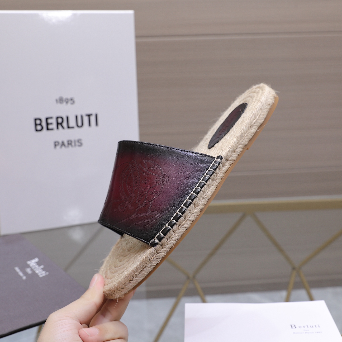 Berluti 벨루티 에지(Edge) Alessandro 알레산드로 슬리퍼 신발