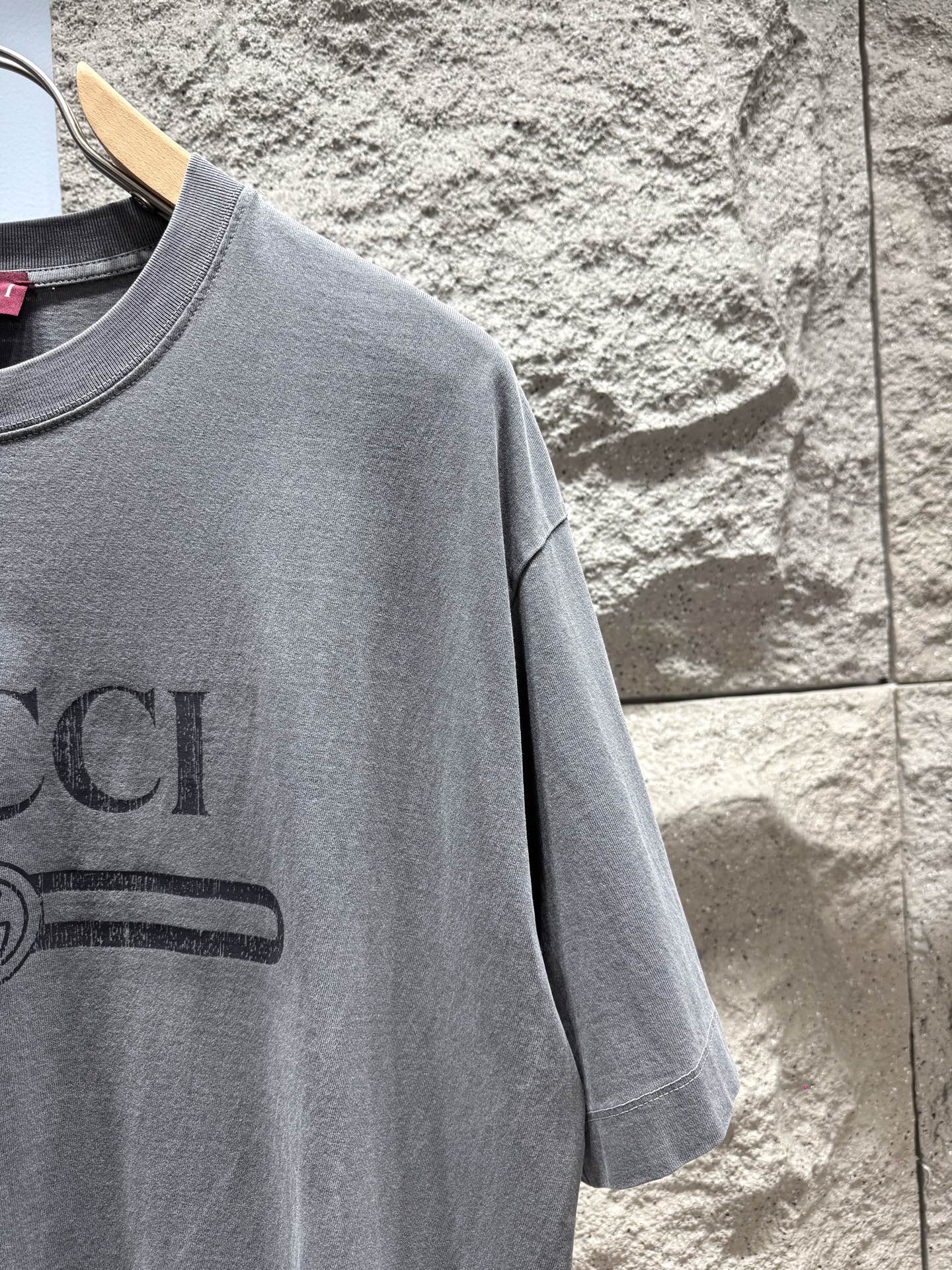 구찌(GUCCI) 빈티지 레터링 반팔 티셔츠 상의 의류