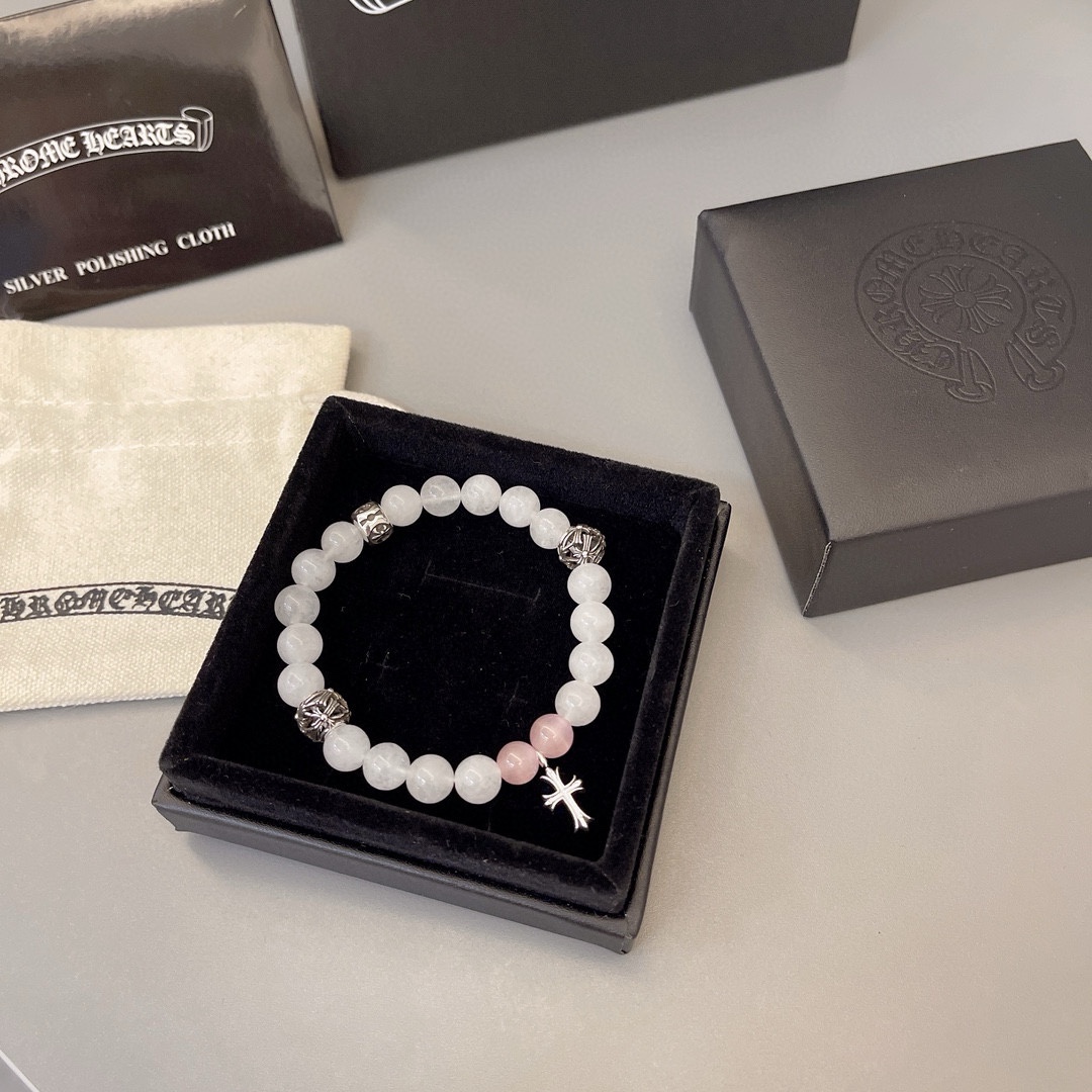 크롬하츠(CHROME HEARTS) 빈티지 크로스 비즈 팔찌 악세사리