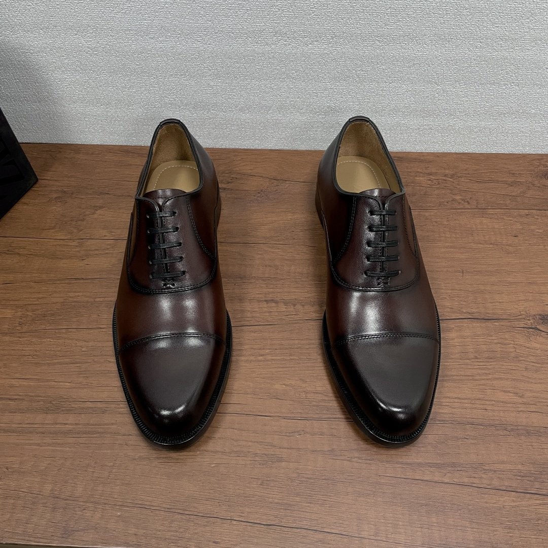 Zegna 제냐 브러쉬드 오피스 정장화 (옥스퍼드) 구두 신발