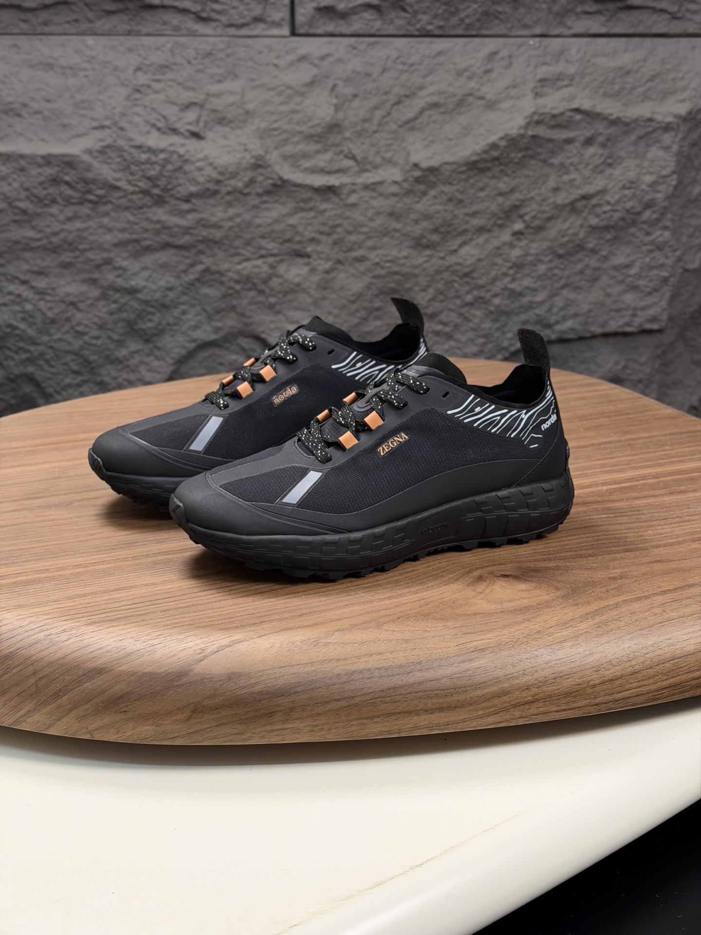 Zegna 제냐 232 스웨이드 스니커즈 신발
