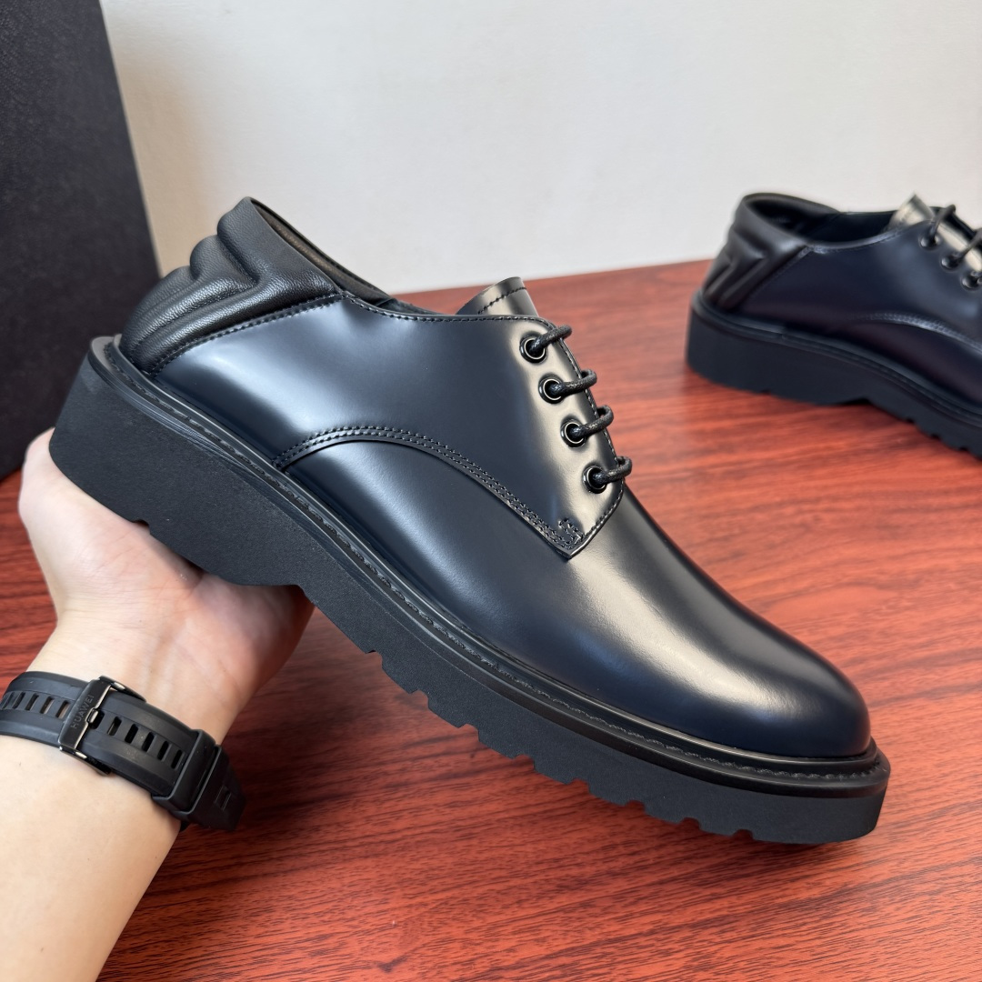PRADA 프라다 투웨이 가죽 더비 슈즈 구두 신발