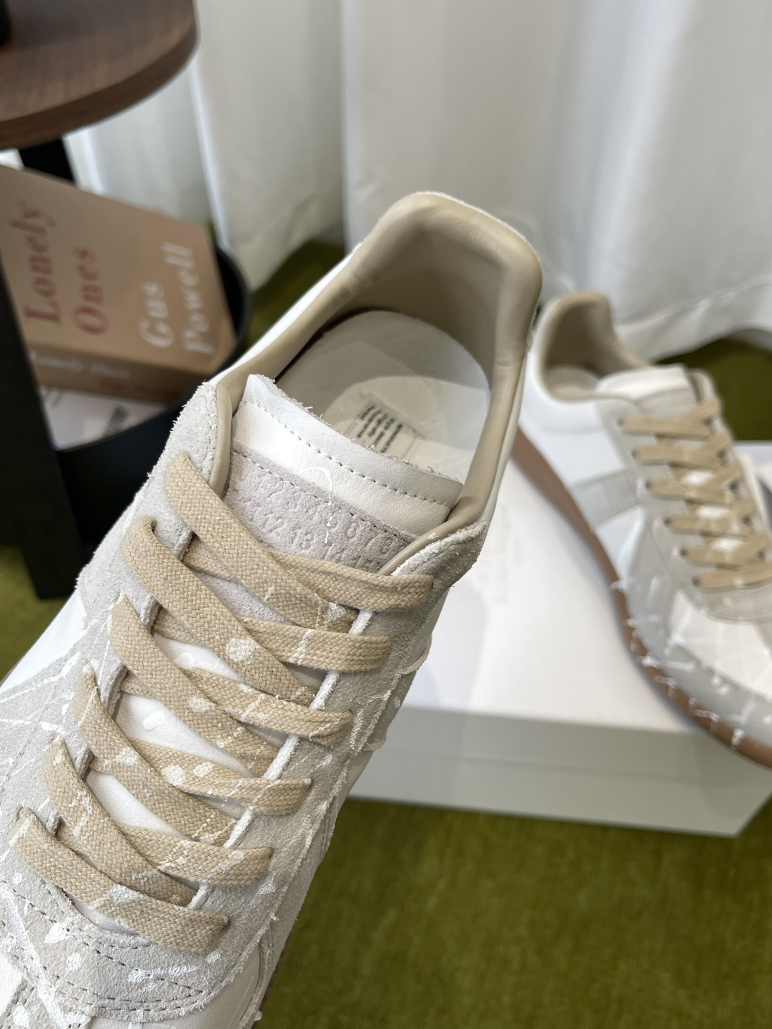메종 마르지엘라(Maison Margiela) 페인트 스플래터 독일군 스니커즈 신발