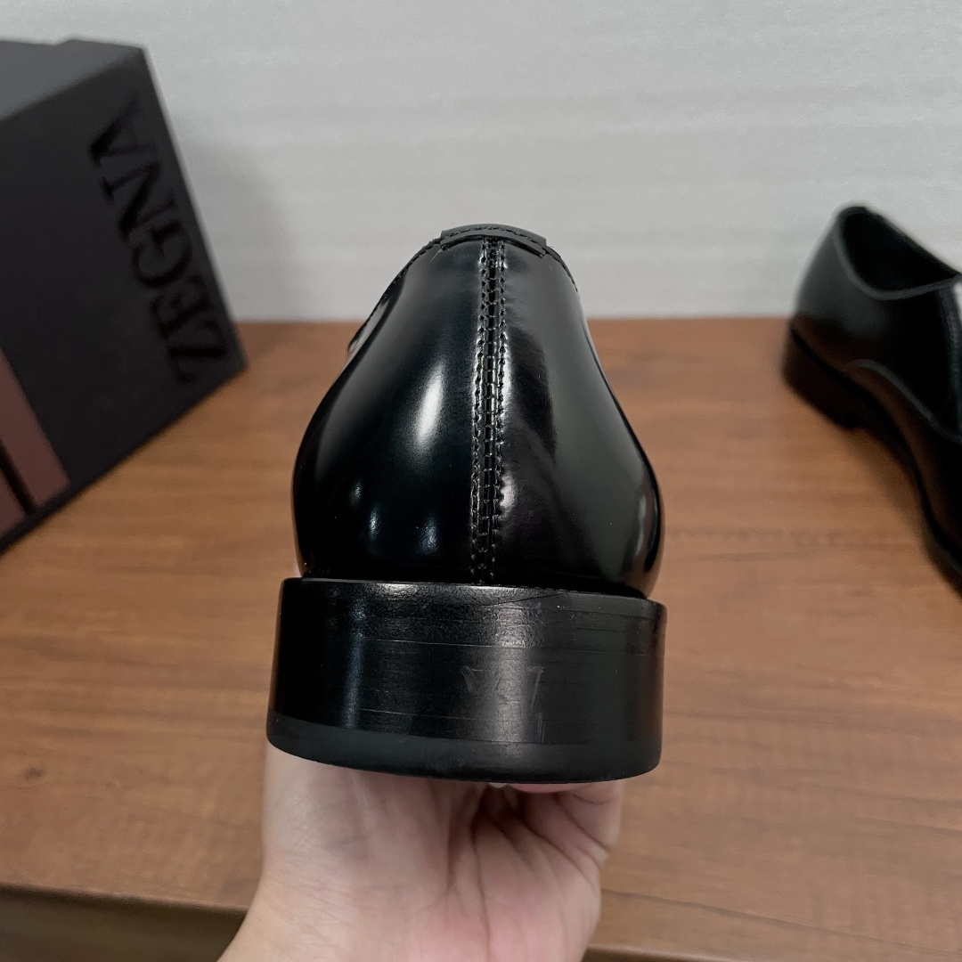 Zegna 제냐 브러쉬드 오피스 정장화 (옥스퍼드) 구두 신발