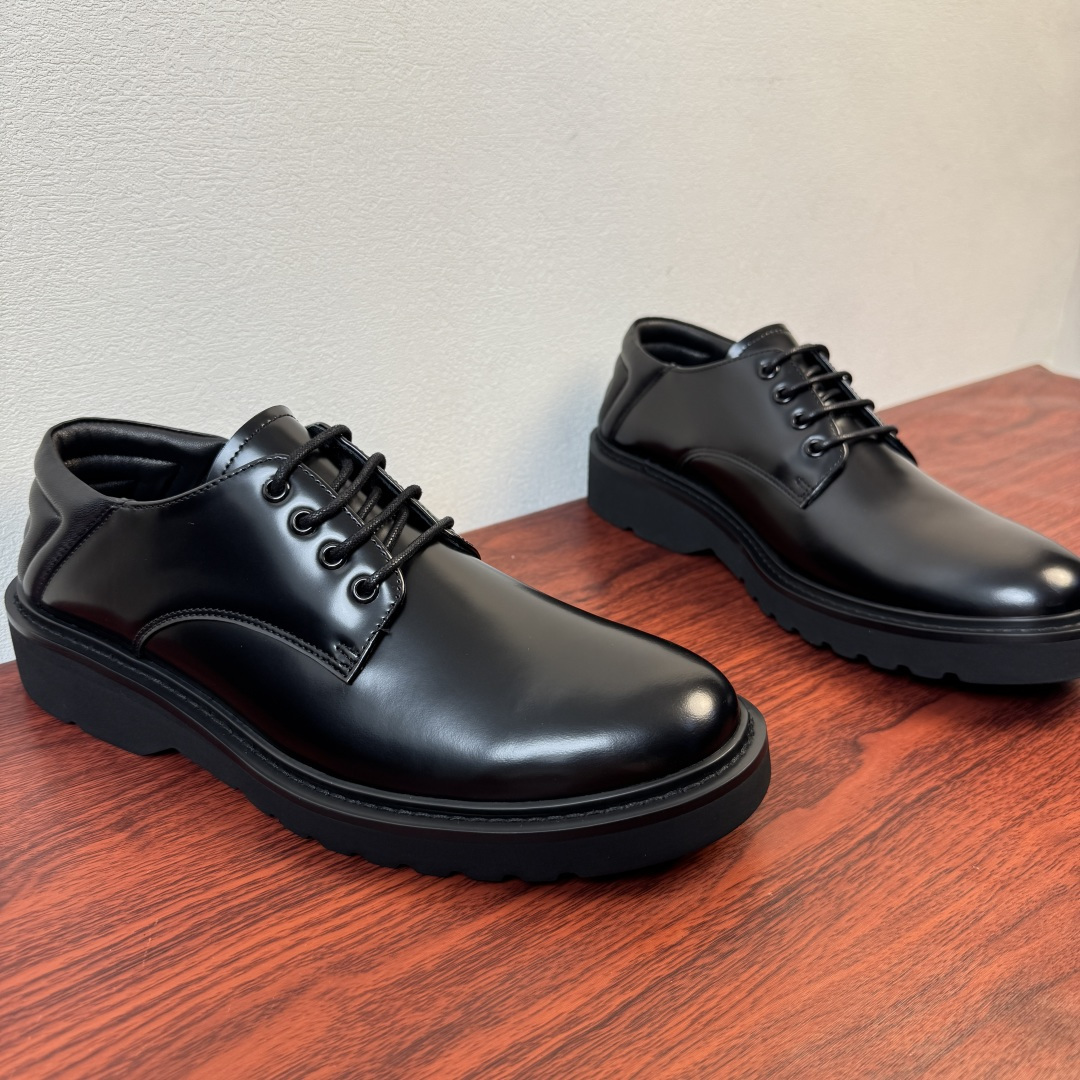 PRADA 프라다 투웨이 가죽 더비 슈즈 구두 신발