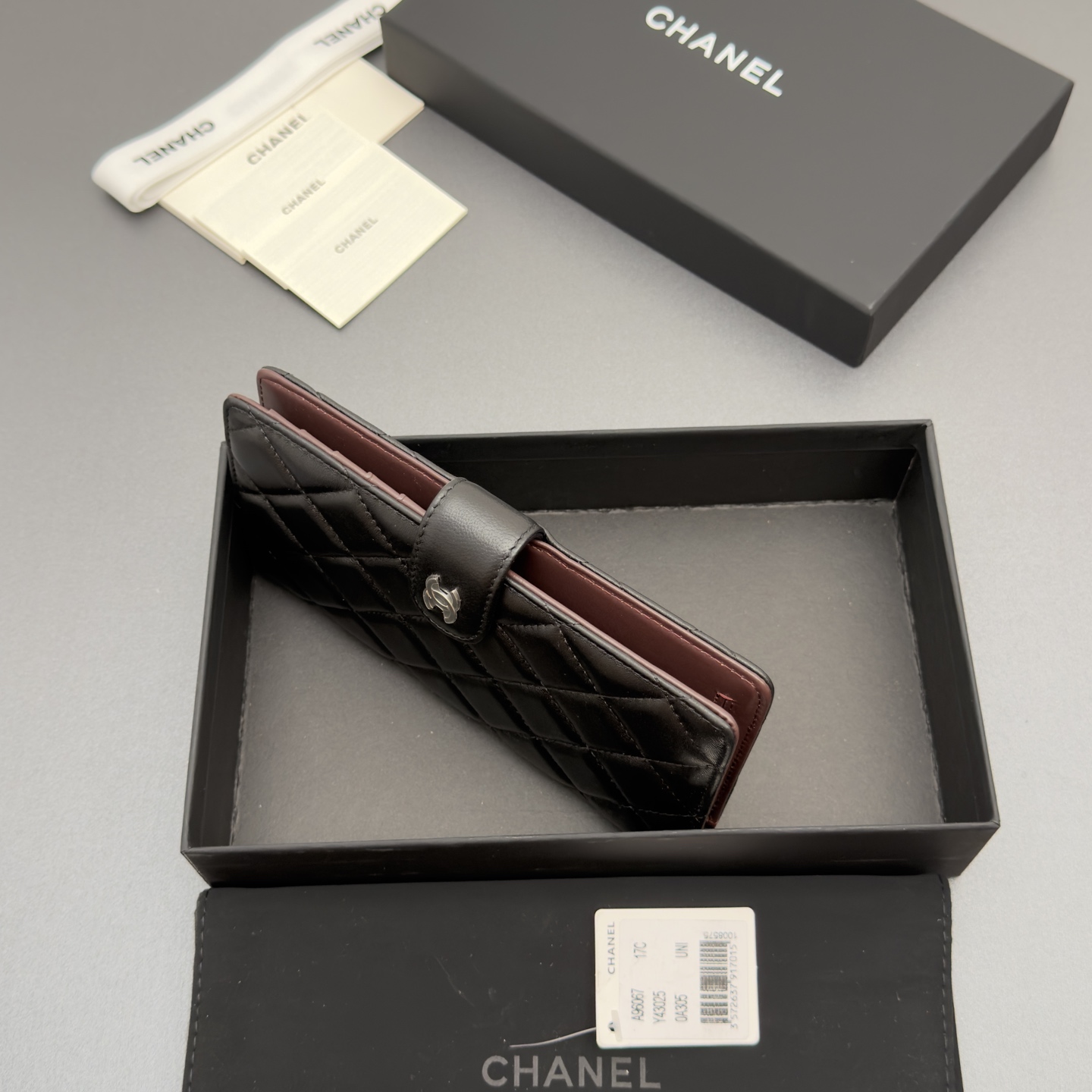Chanel 샤넬 퀼팅 롱 월렛 지갑 복제