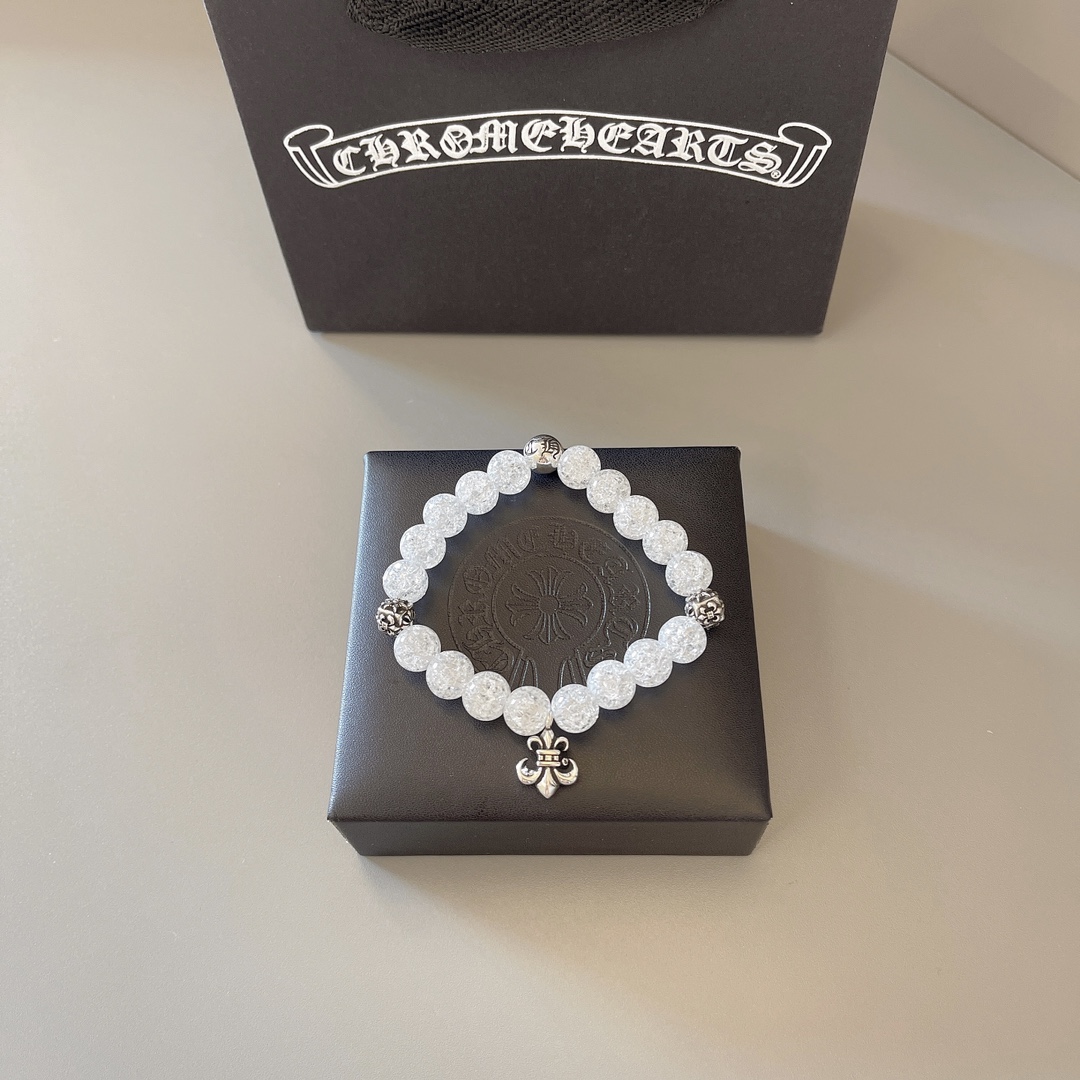 크롬하츠(CHROME HEARTS) 빈티지 크로스 비즈 팔찌 악세사리