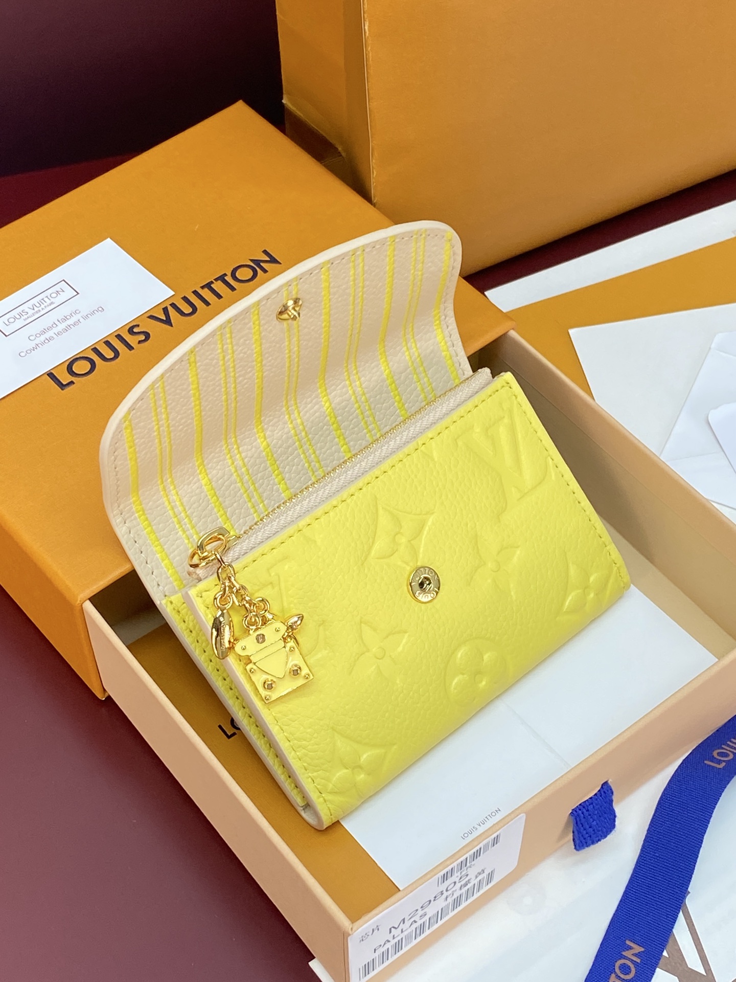 [Louis Vuitton] LV 루이비통 엠프레인 하이 섬머 Rosalie 로잘리 코인 지갑 M29805