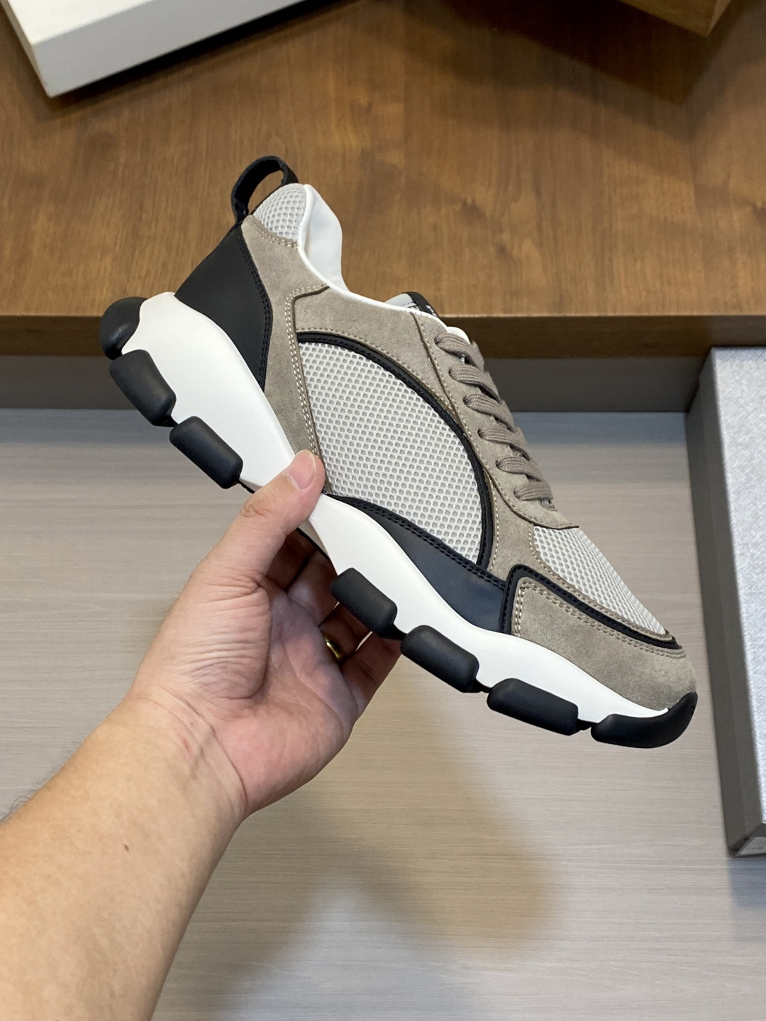 [Prada] 프라다 Montecarlo Re-Edition 레더 스니커즈 신발