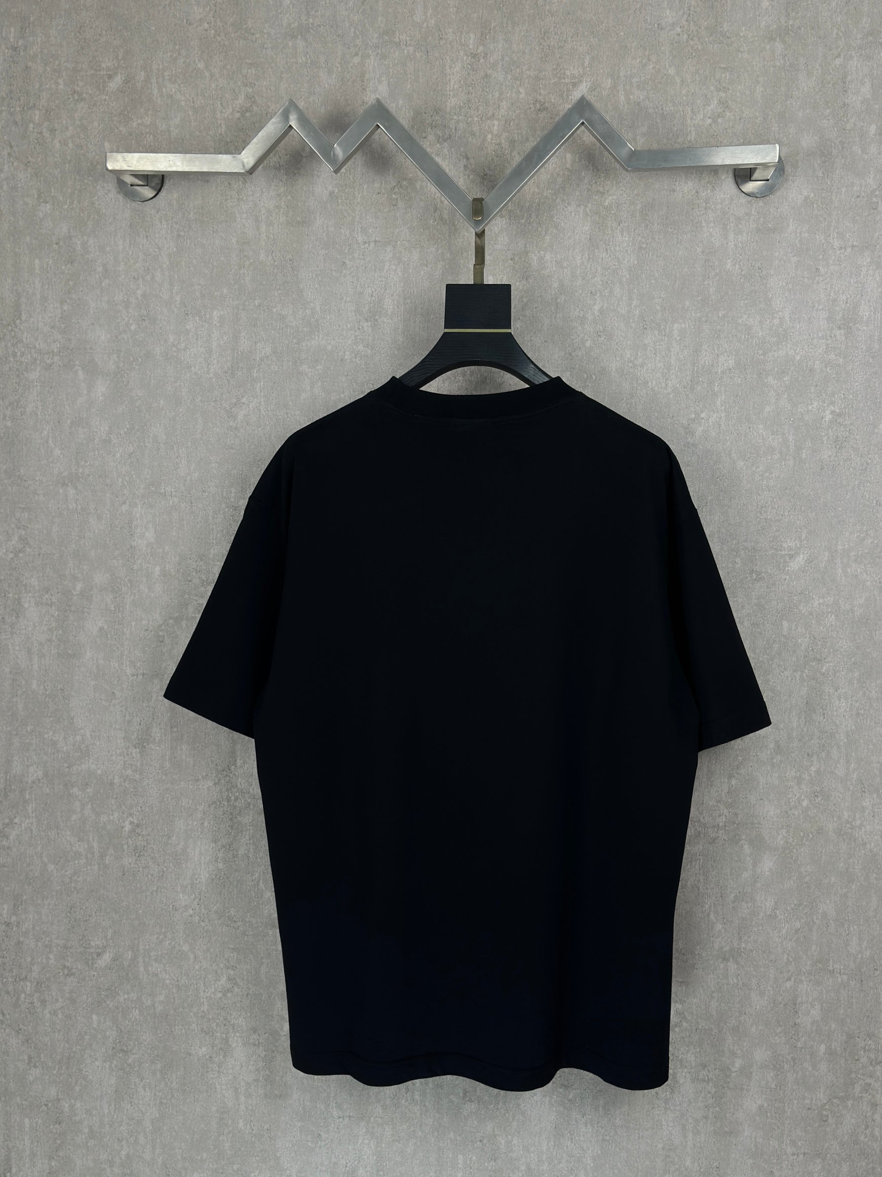 발렌시아가(BALENCIAGA) 스모크 프린트 반팔 티셔츠 의류