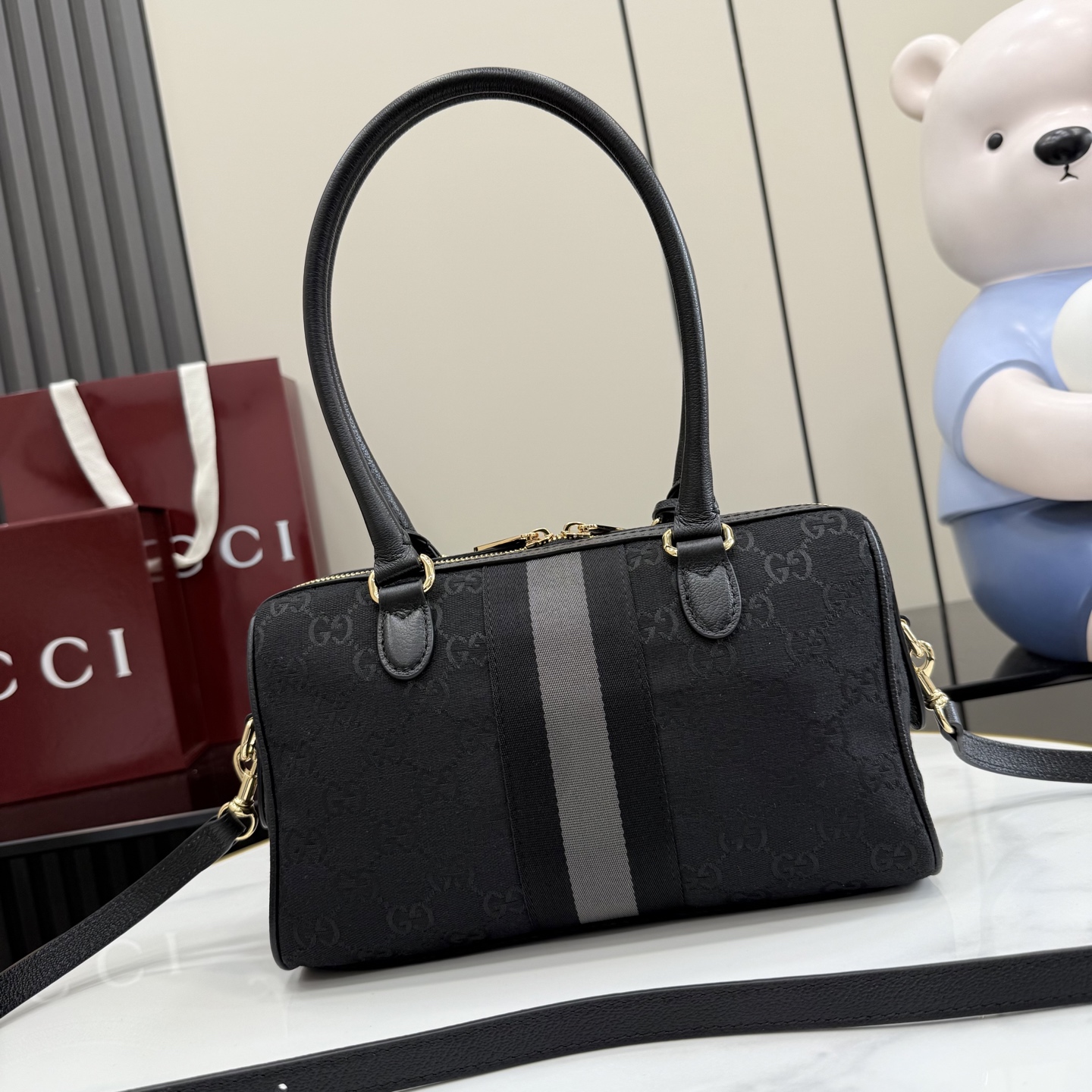 GUCCI 구찌 Gucci NY 컬렉션 보르세토(Borsetto) 핸드백 가방