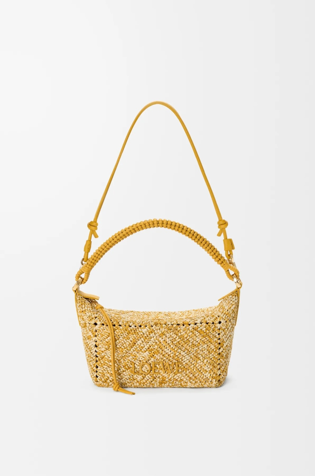 LOEWE 로에베 미니 클래식 카프스킨 & 라피아 칼라 백 가방 / 11268