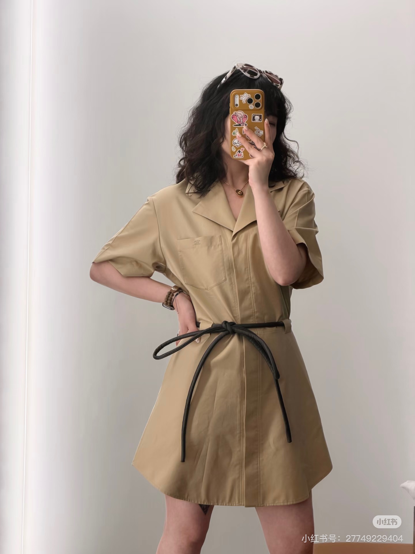 셀린느(CELINE) 카키 트렌치 원피스 의류