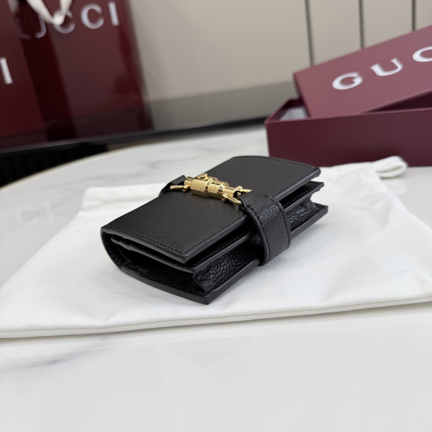 [Gucci] 구찌 26SS Jackie 재키 1961 레더 중지갑