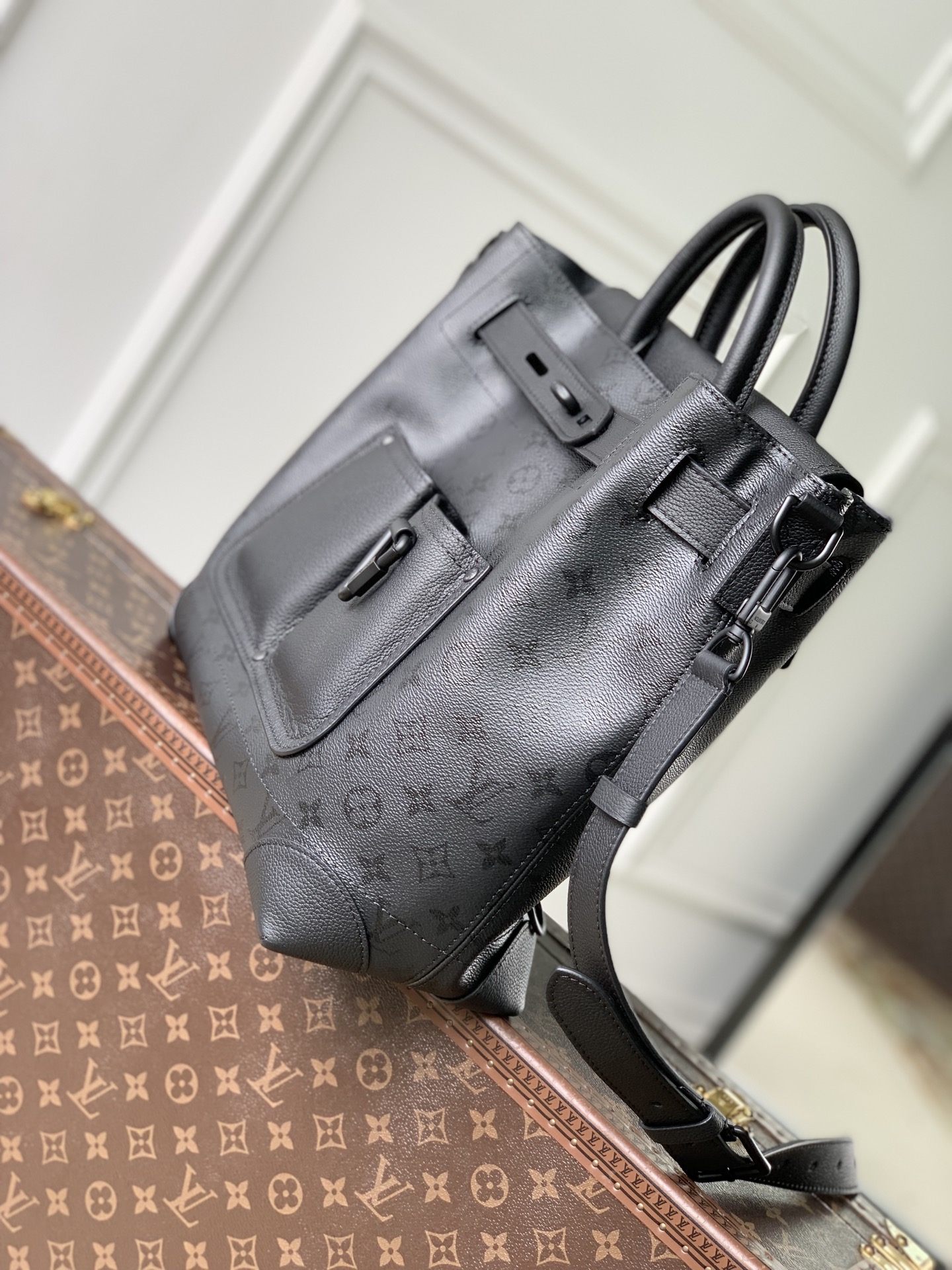 LOUIS VUITTON LV 루이비통 스티머 30 백 (모노그램 미드나이트 캔버스) 가방