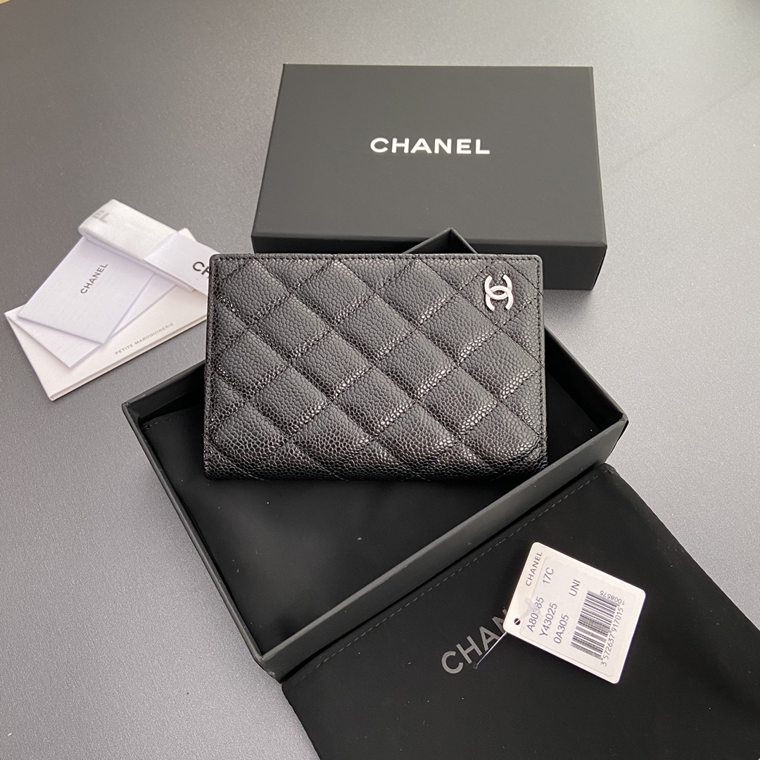 [Chanel] 샤넬 퀼팅 레더 패스포트 홀더/여권 지갑