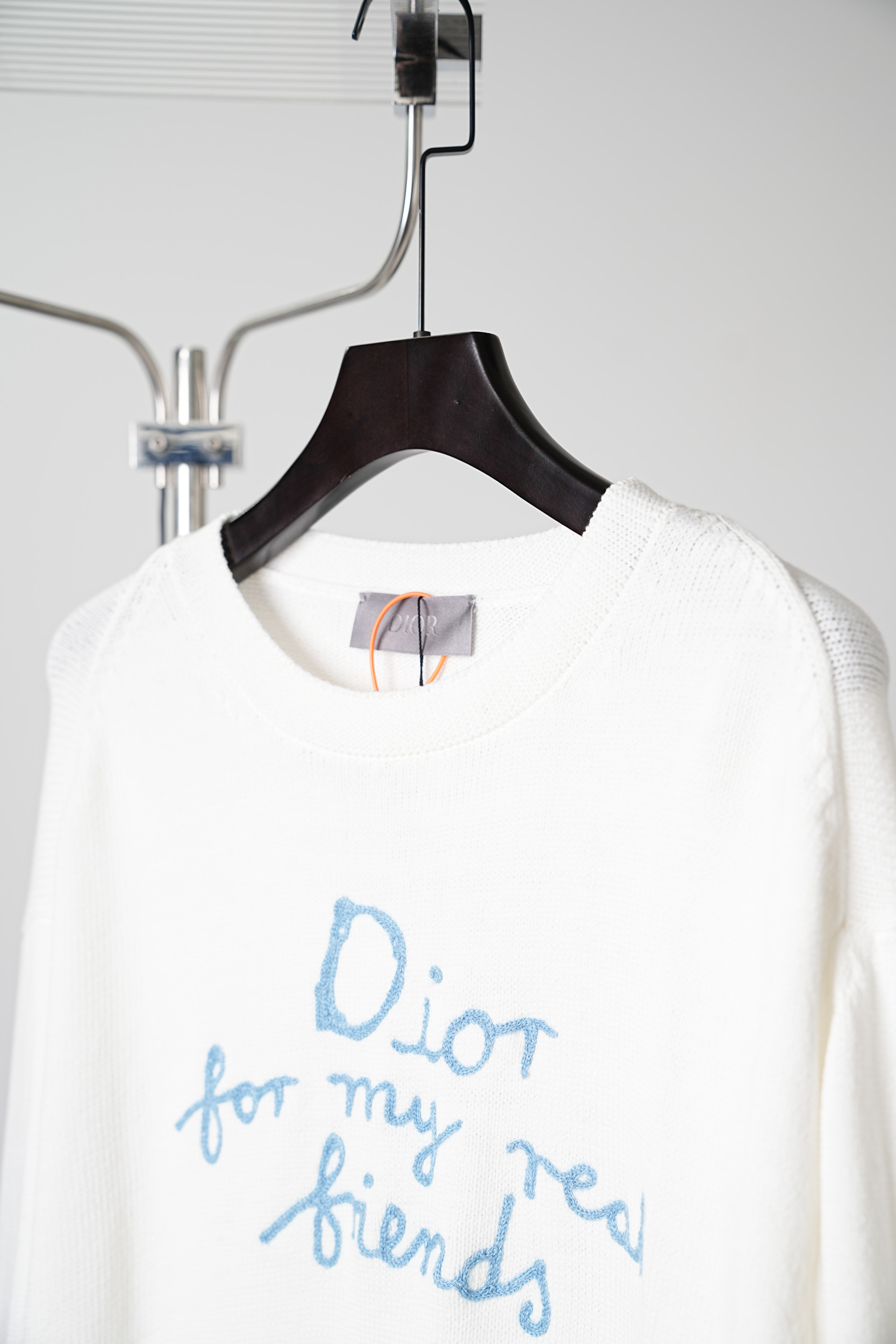 디올(DIOR) 레터링 자수 울 니트 상의 의류