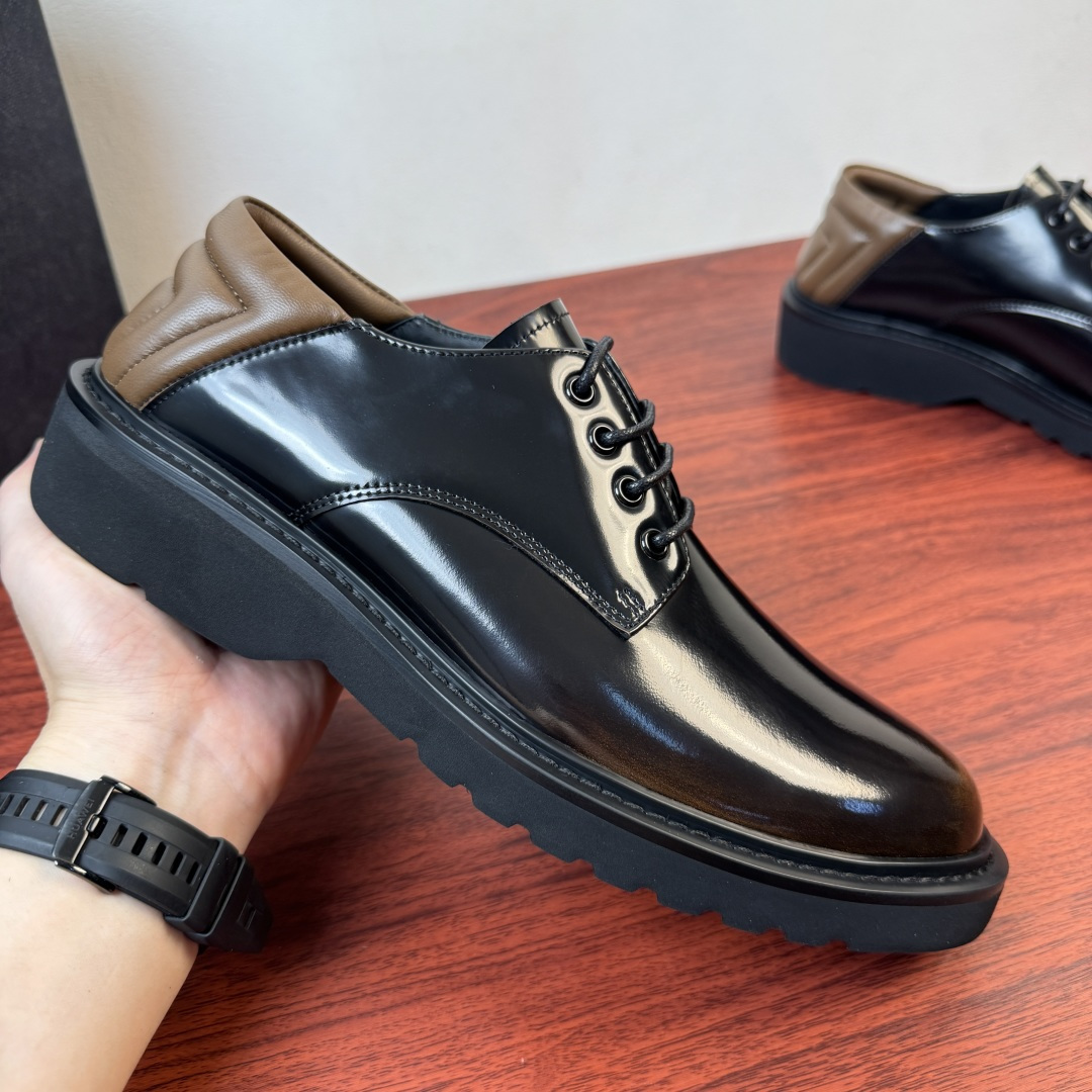 PRADA 프라다 투웨이 가죽 더비 슈즈 구두 신발