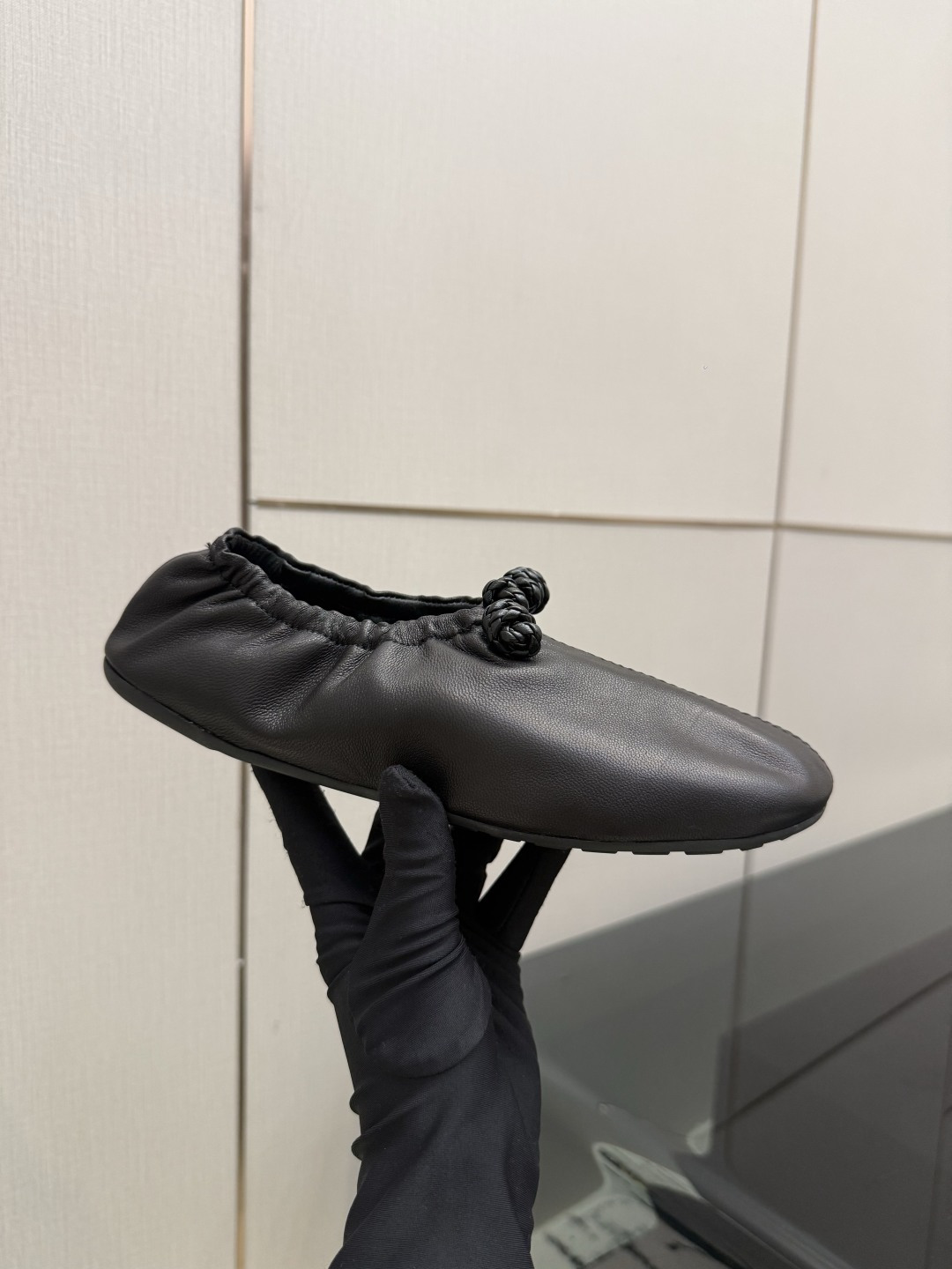 보테가 베네타(BOTTEGA VENETA) 인트레치아토 발레리나 플랫 신발