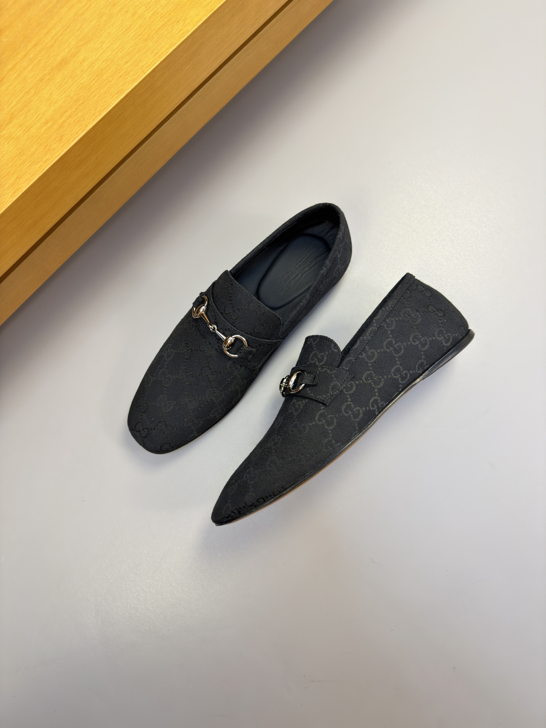 GUCCI 구찌 브랜드 패턴 빈티지 로퍼 구두 신발