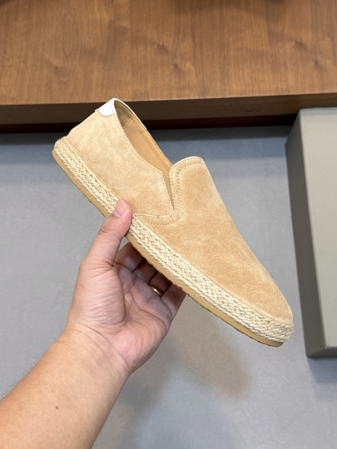 [Brunello Cucinelli] 브루넬로 쿠치넬리 맨즈 스웨이드 캐주얼 로퍼 신발