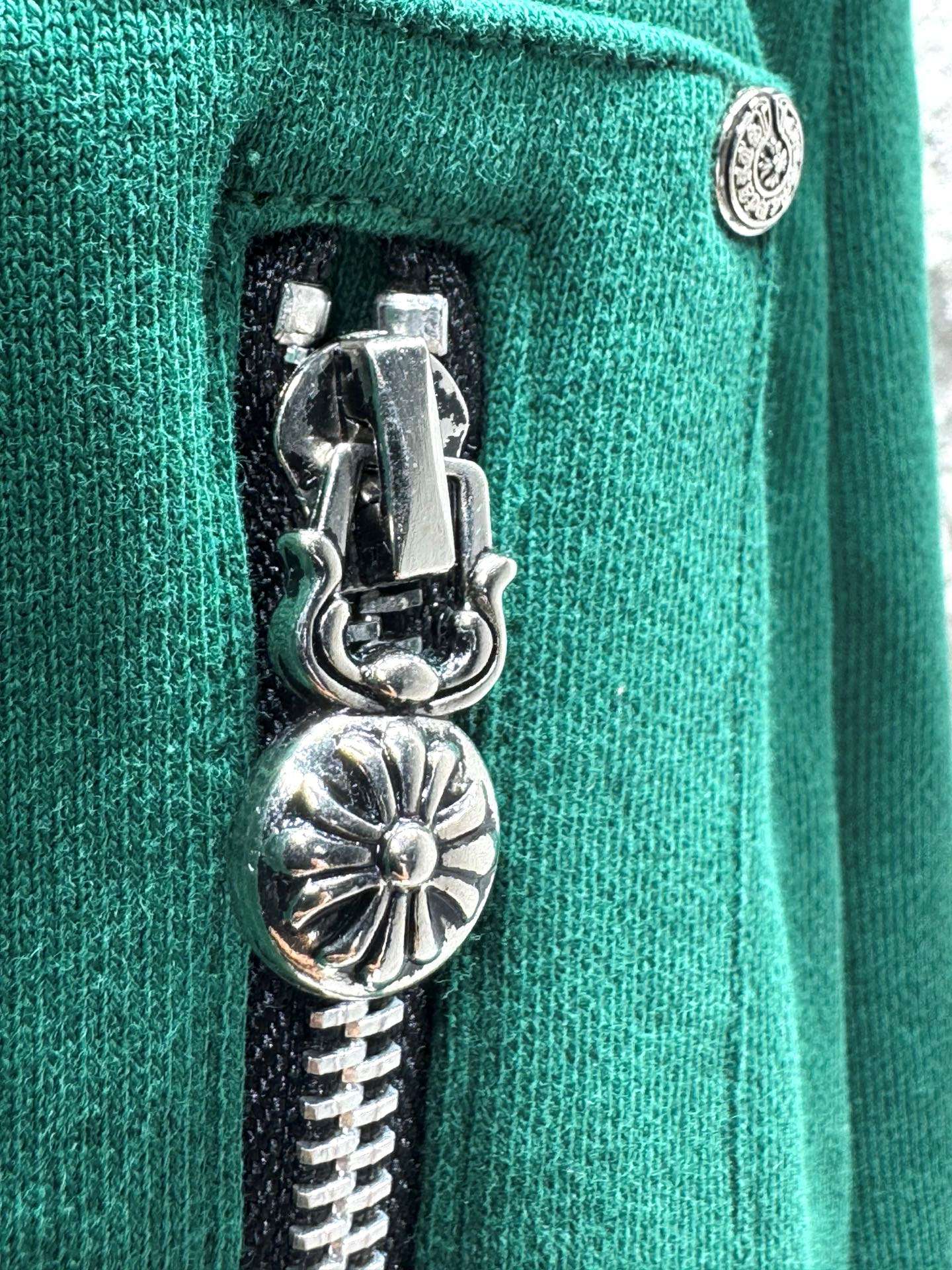 크롬하츠(CHROME HEARTS) 크로스 지퍼 포켓 스웨트 쇼츠 하의 의류