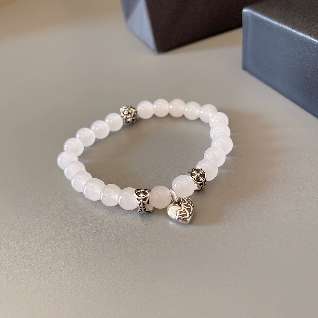 크롬하츠(CHROME HEARTS) 빈티지 크로스 비즈 팔찌 악세사리