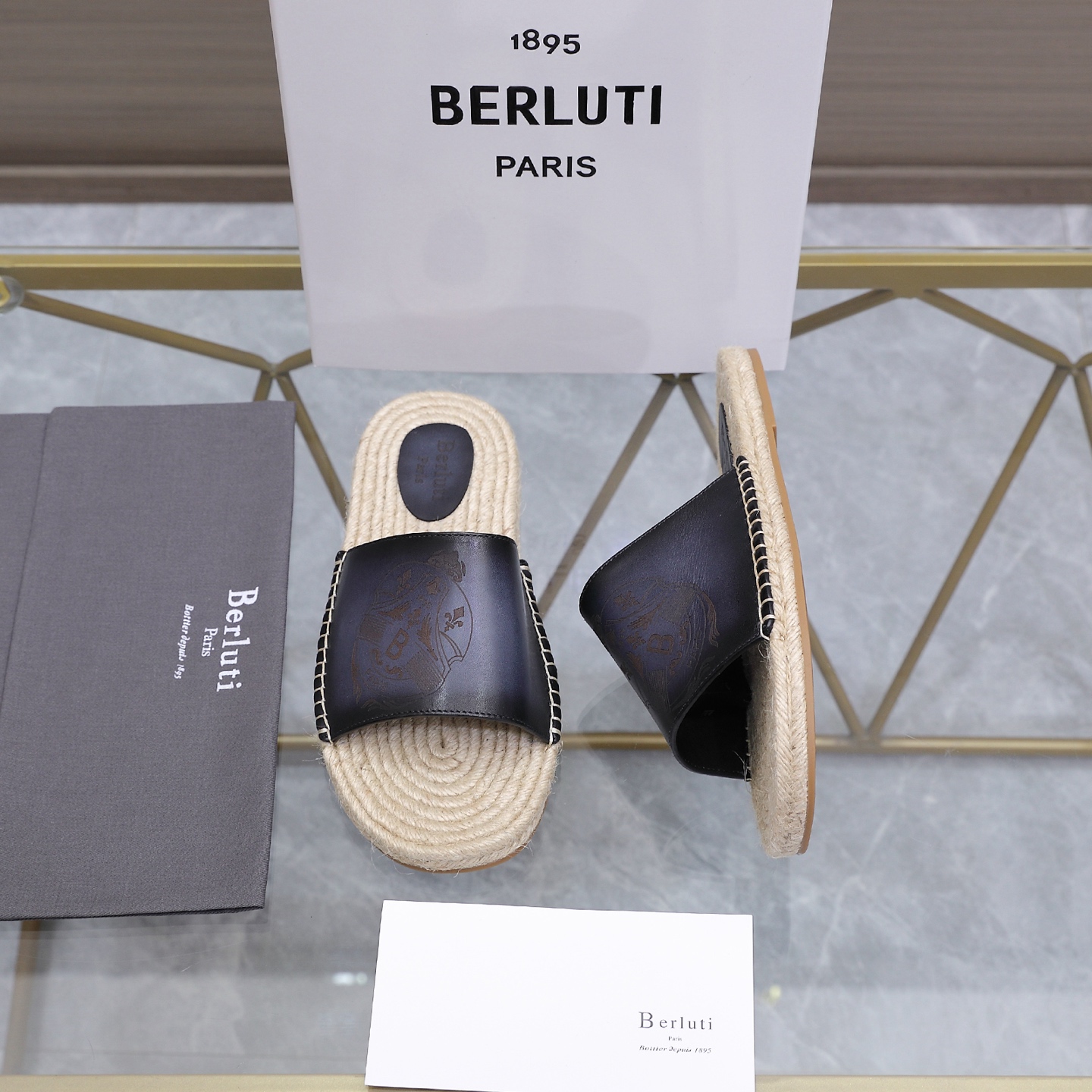 Berluti 벨루티 에지(Edge) Alessandro 알레산드로 슬리퍼 신발