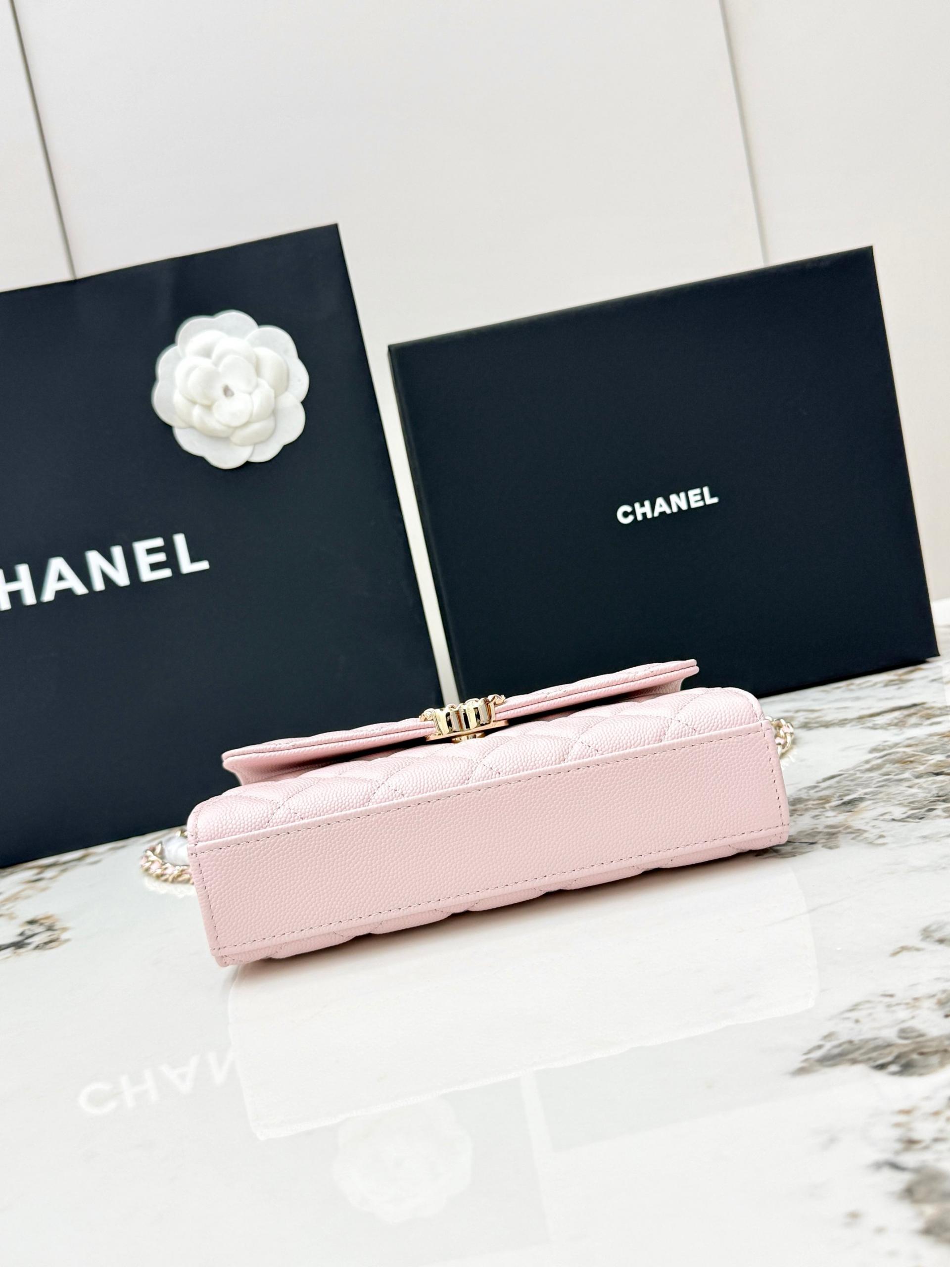 Chanel 25S 샤넬 캐비어 카우레더 Kelly 핸들백 가방