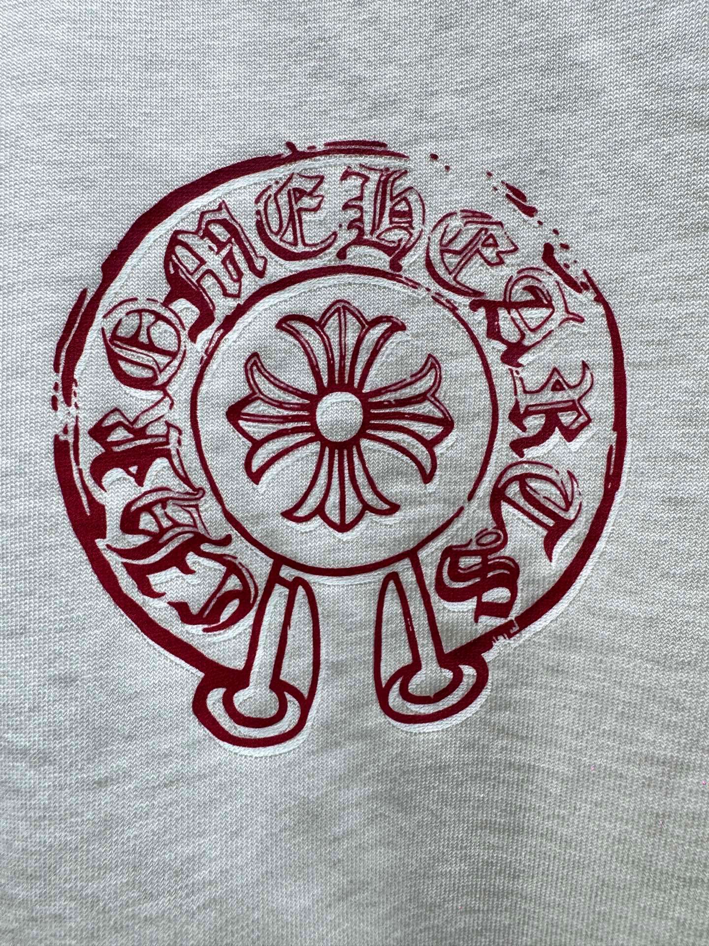 크롬하츠(CHROME HEARTS) 빈티지 호스슈 그래픽 반팔 티셔츠 상의 의류