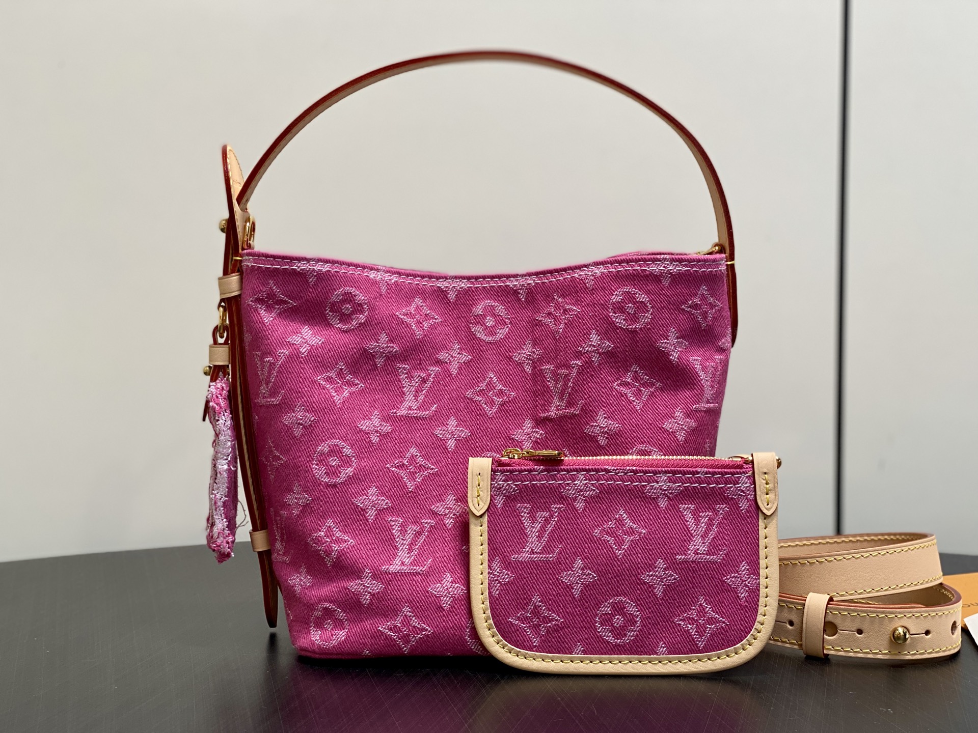 [Louis Vuitton] LV 루이비통 데님 랑데뷰 ALL IN BB 올 인 BB 버킷백 가방