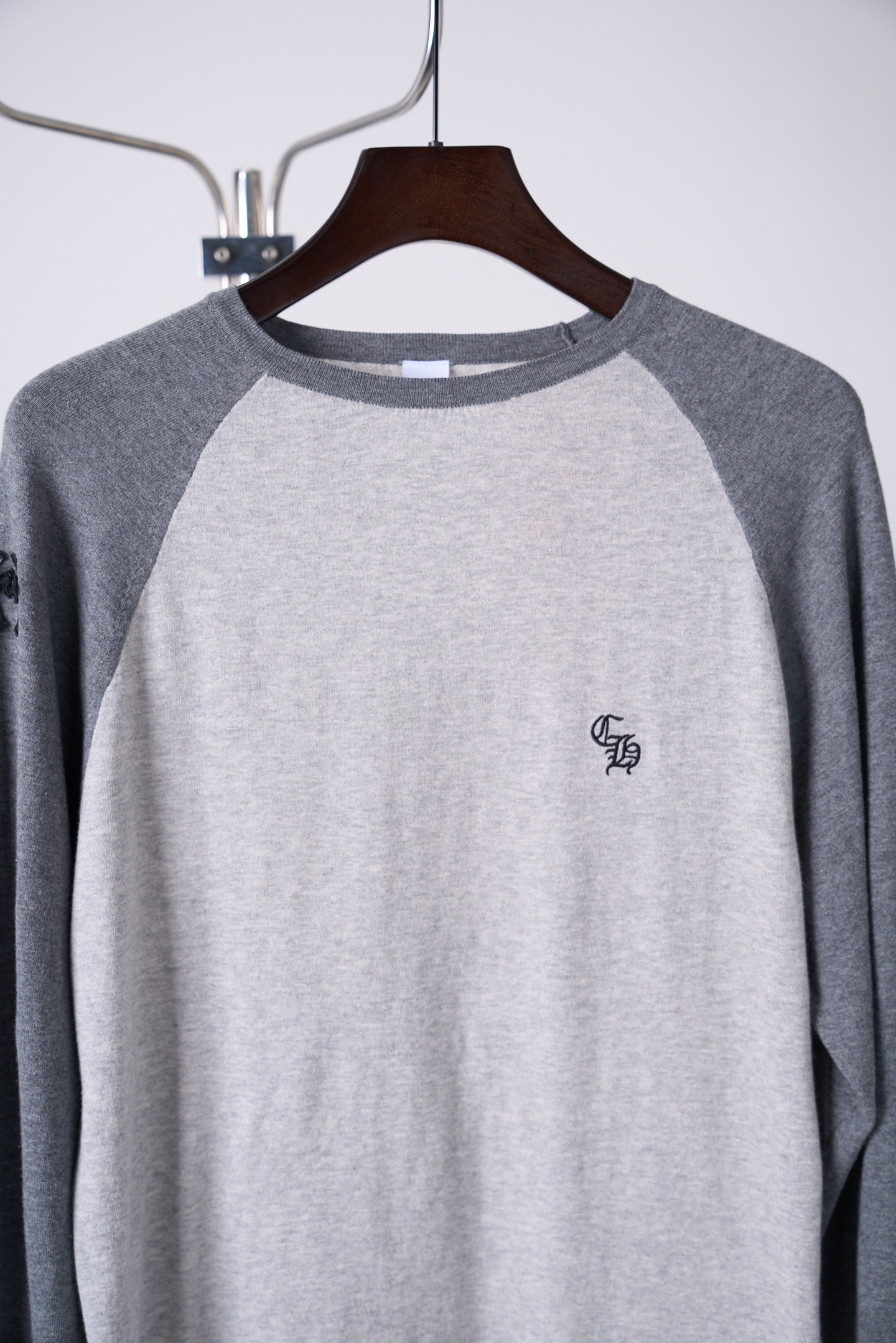 크롬하츠(CHROME HEARTS) 자수 긴팔 티셔츠 상의 의류