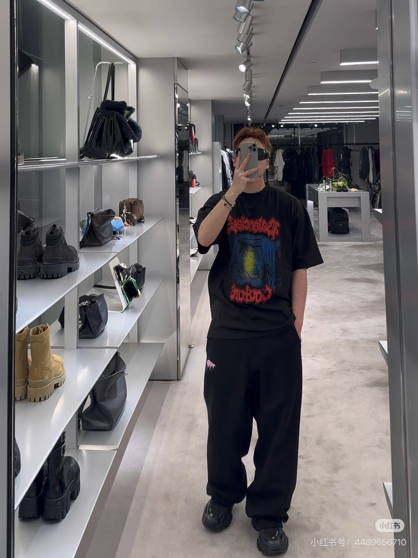 발렌시아가(BALENCIAGA) 스포츠 와이드 스웨트팬츠 의류