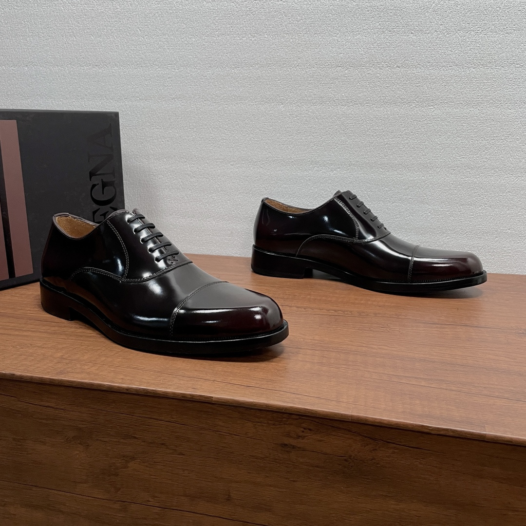 Zegna 제냐 브러쉬드 오피스 정장화 (옥스퍼드) 구두 신발