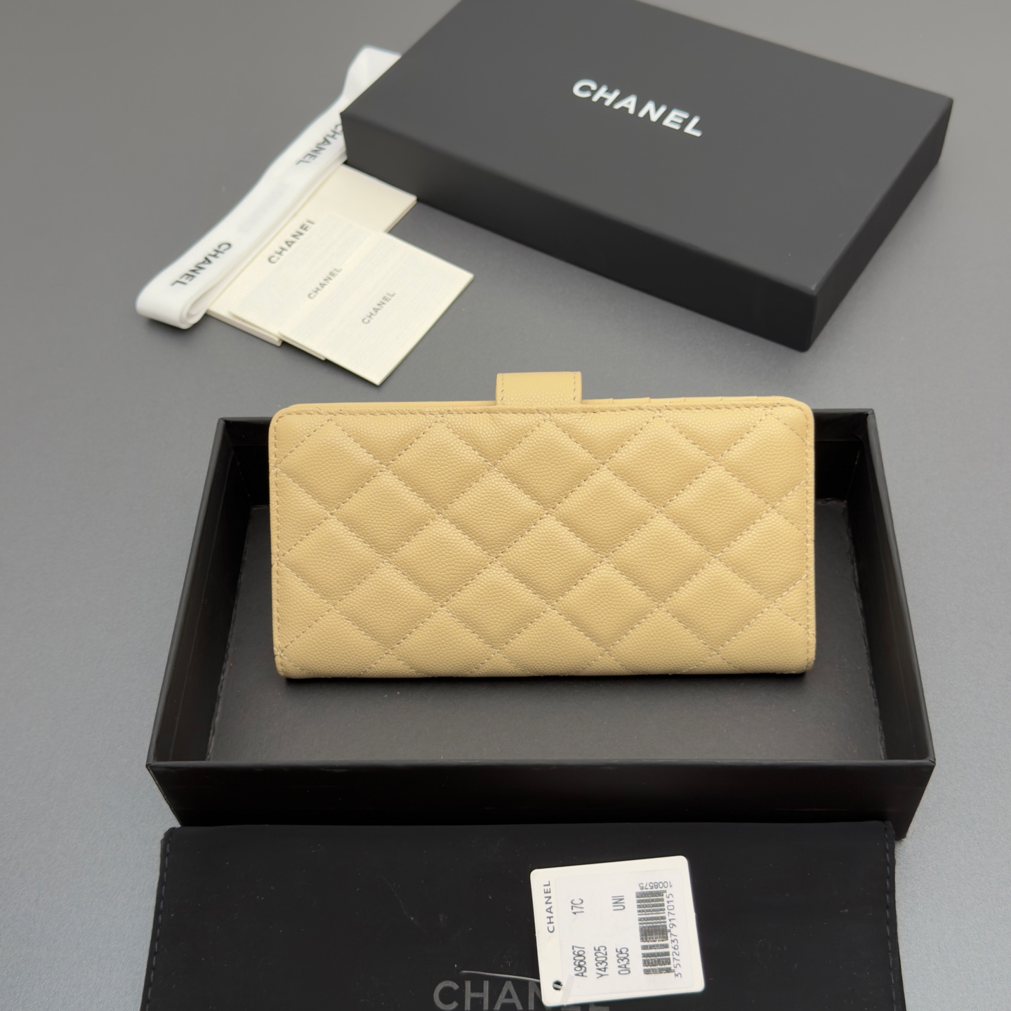 Chanel 샤넬 퀼팅 롱 월렛 지갑 복제