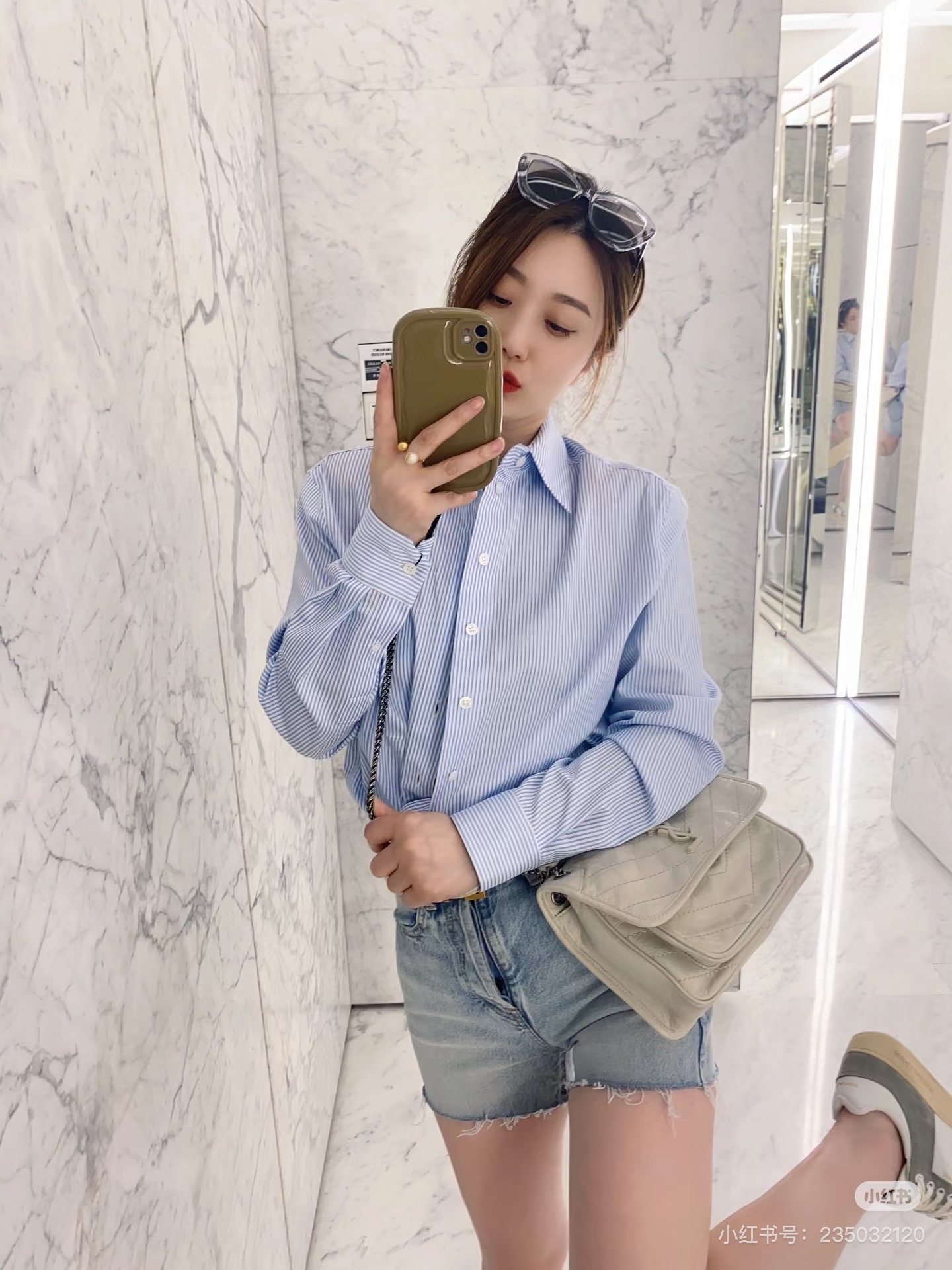 생로랑(YSL) 스트라이프 셔츠 상의 의류