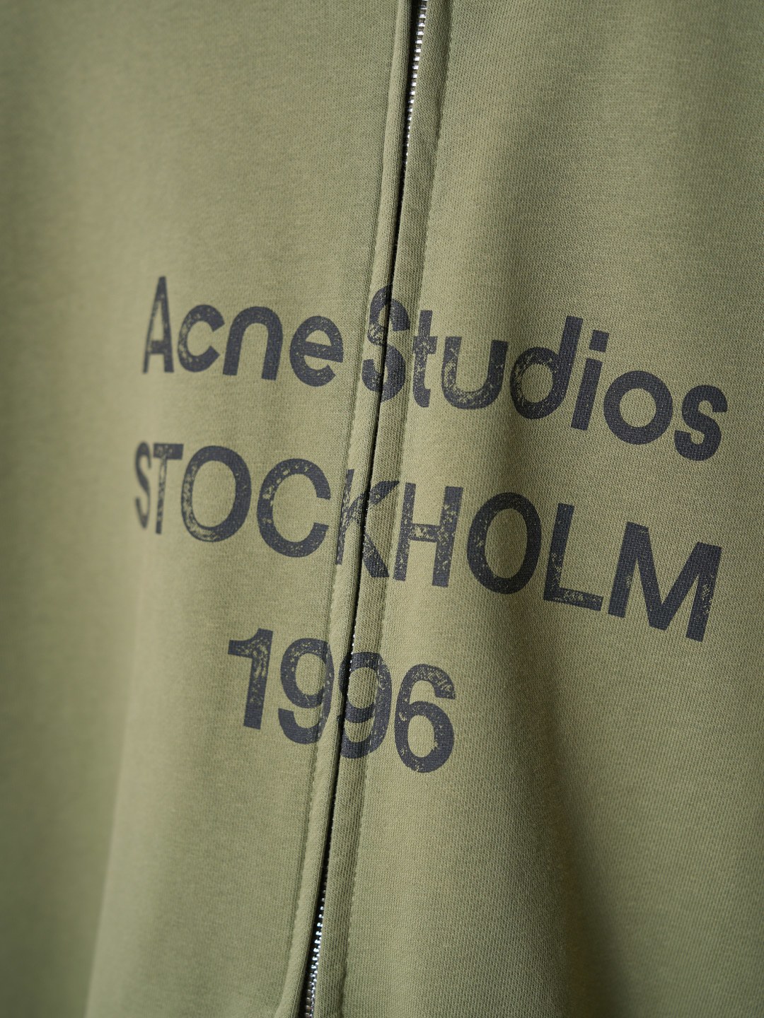 아크네(Acne studios) 빈티지 로고 집업 재킷 상의 의류