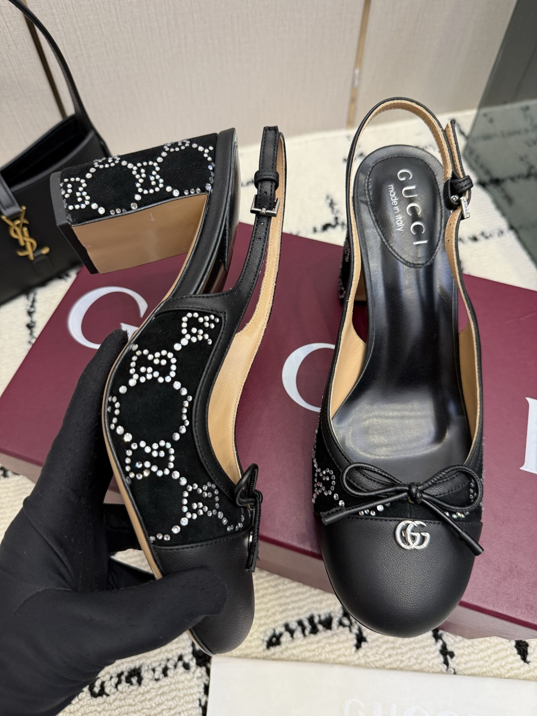구찌(GUCCI) 홀스빗 발레리나 펌프스 신발