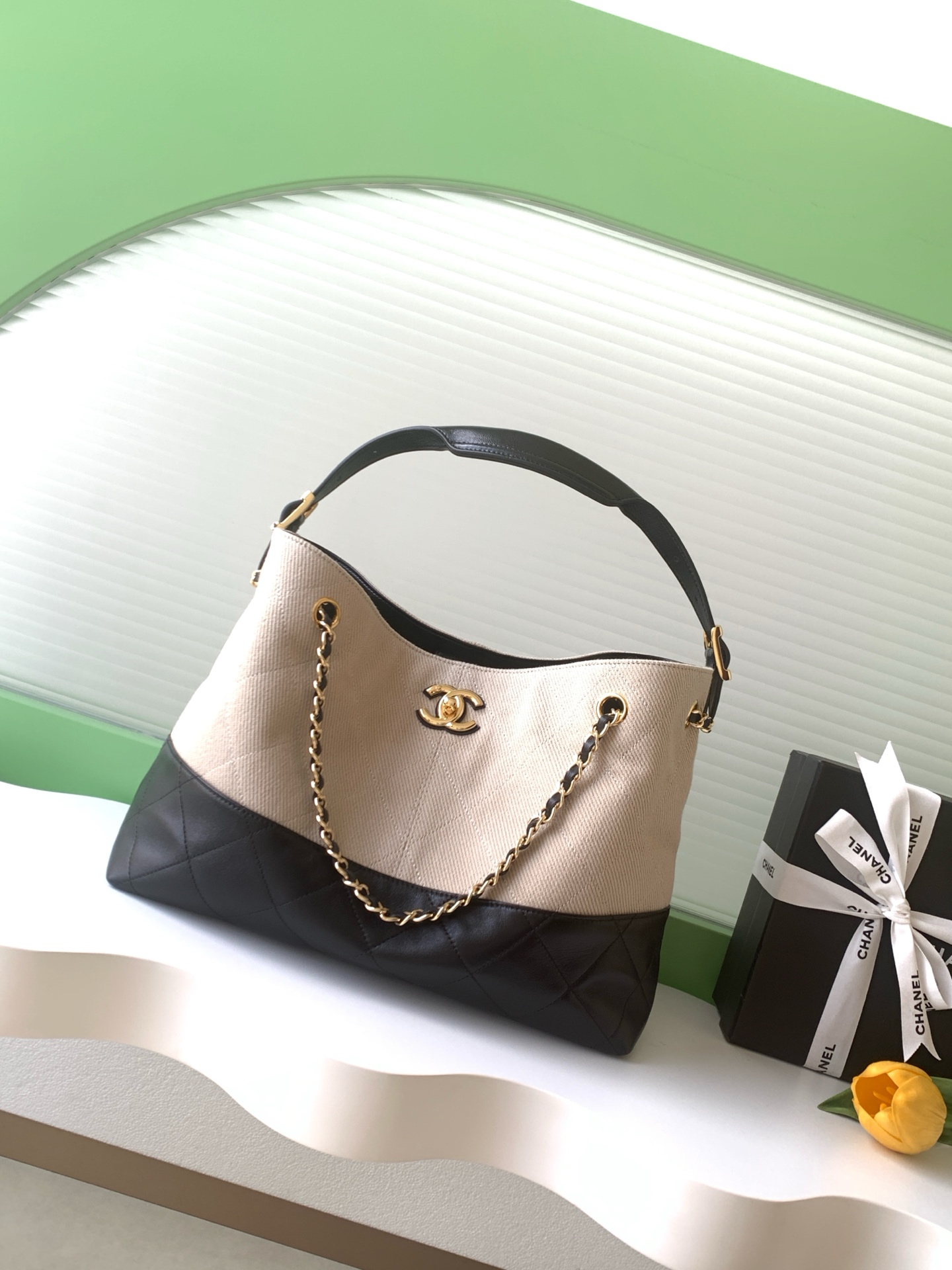 [Chanel] 샤넬 26SS 캔버스 믹스 호보백 (AS5634) 가방