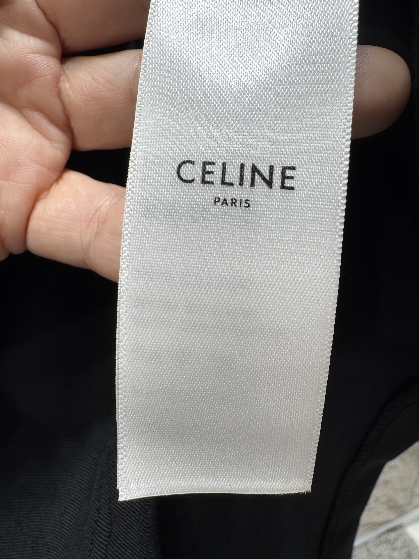 셀린느(CELINE) 트리옹프 자수 반팔 티셔츠 상의 의류