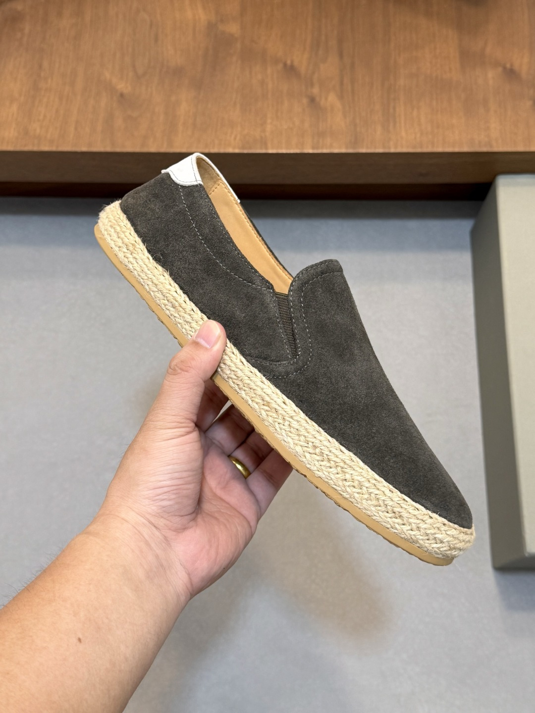 [Brunello Cucinelli] 브루넬로 쿠치넬리 맨즈 스웨이드 캐주얼 로퍼 신발