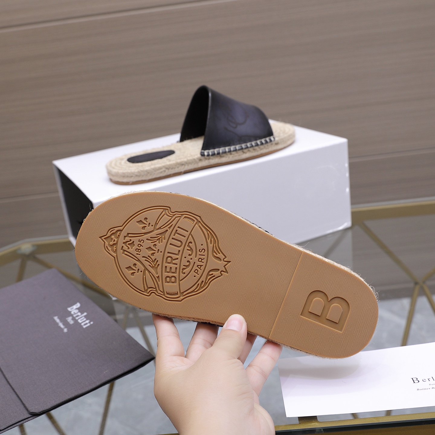 Berluti 벨루티 에지(Edge) Alessandro 알레산드로 슬리퍼 신발