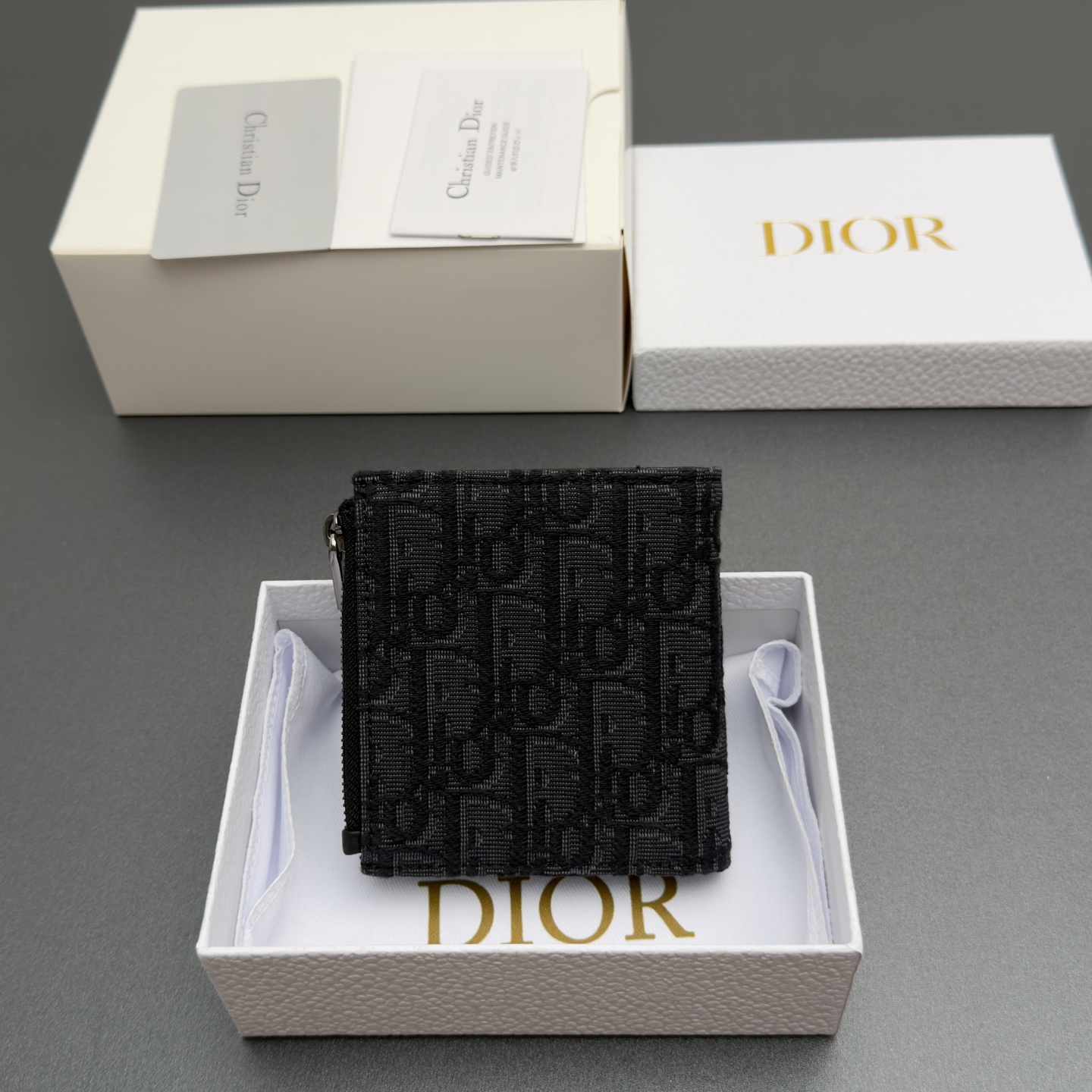 Dior 디올 맨즈 버티컬 바이폴드 지갑