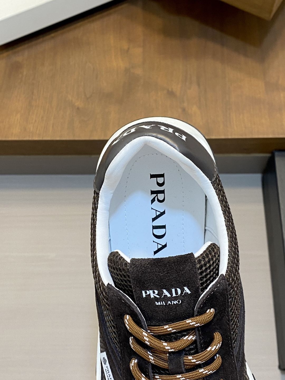 [Prada] 프라다 Montecarlo Re-Edition 몬테카를로 리에디션 레더 스니커즈 신발