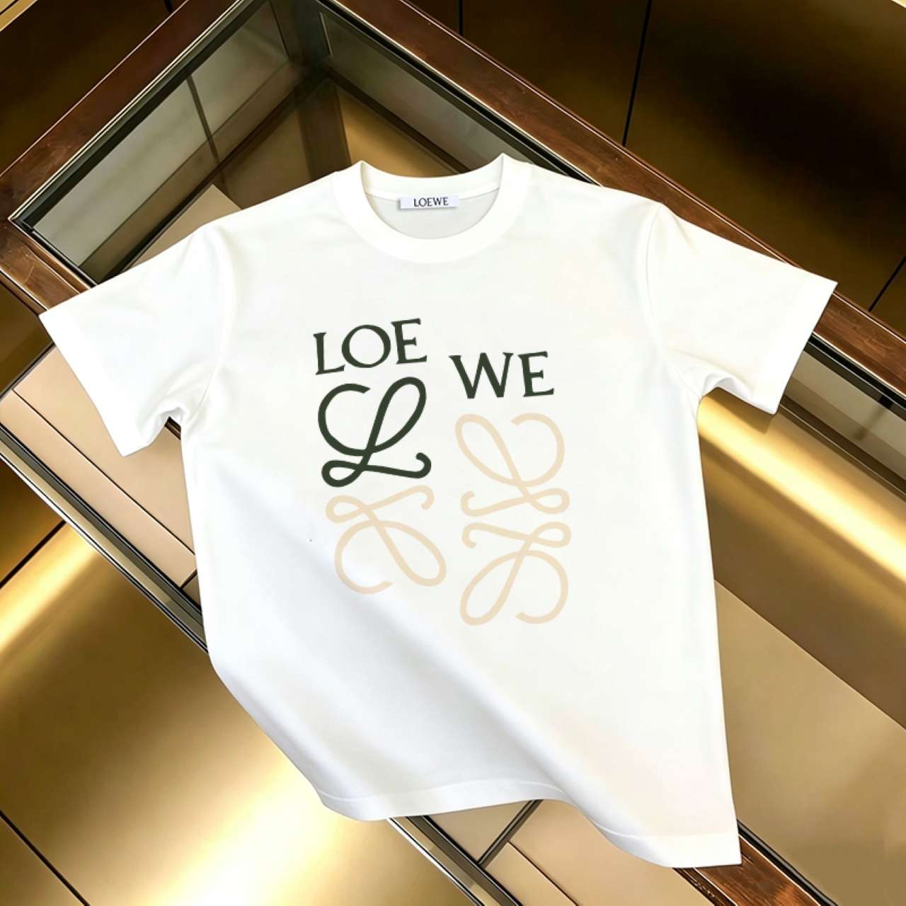 로에베(LOEWE) 레터링 아나그램 반팔 티셔츠 상의 의류