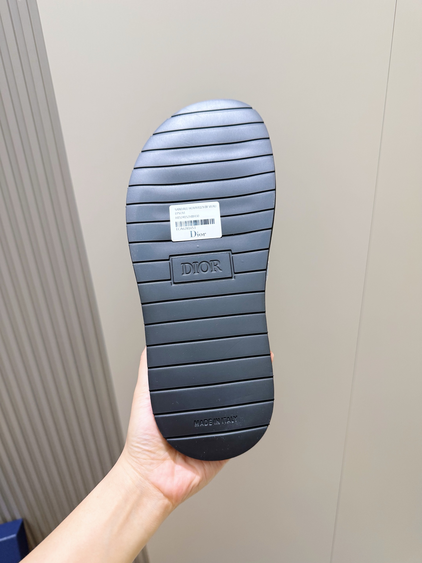 Dior 디올 Aqua 남성 슬라이드 샌들 슬리퍼 신발